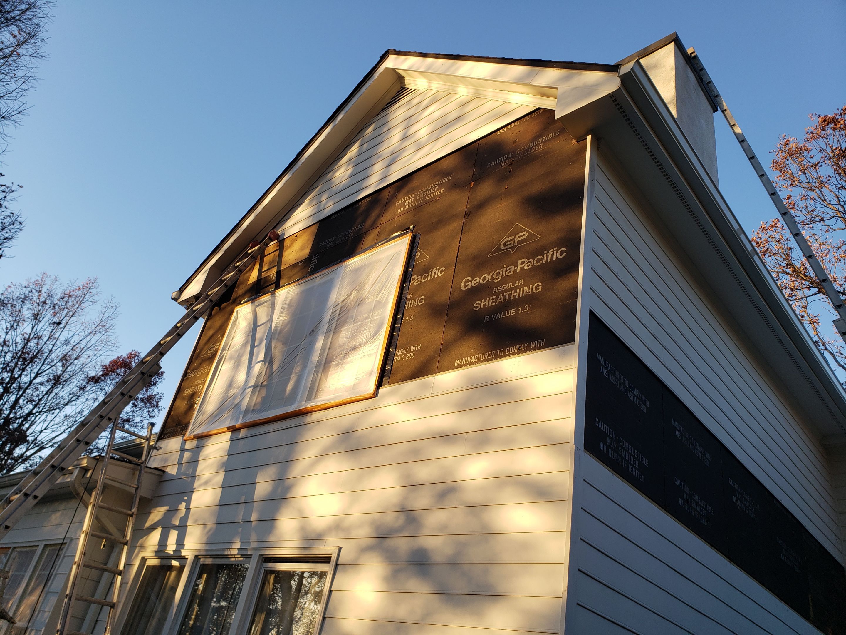 Exterior painting and Major carpentry by GonzalezPainters & Contractors Inc 