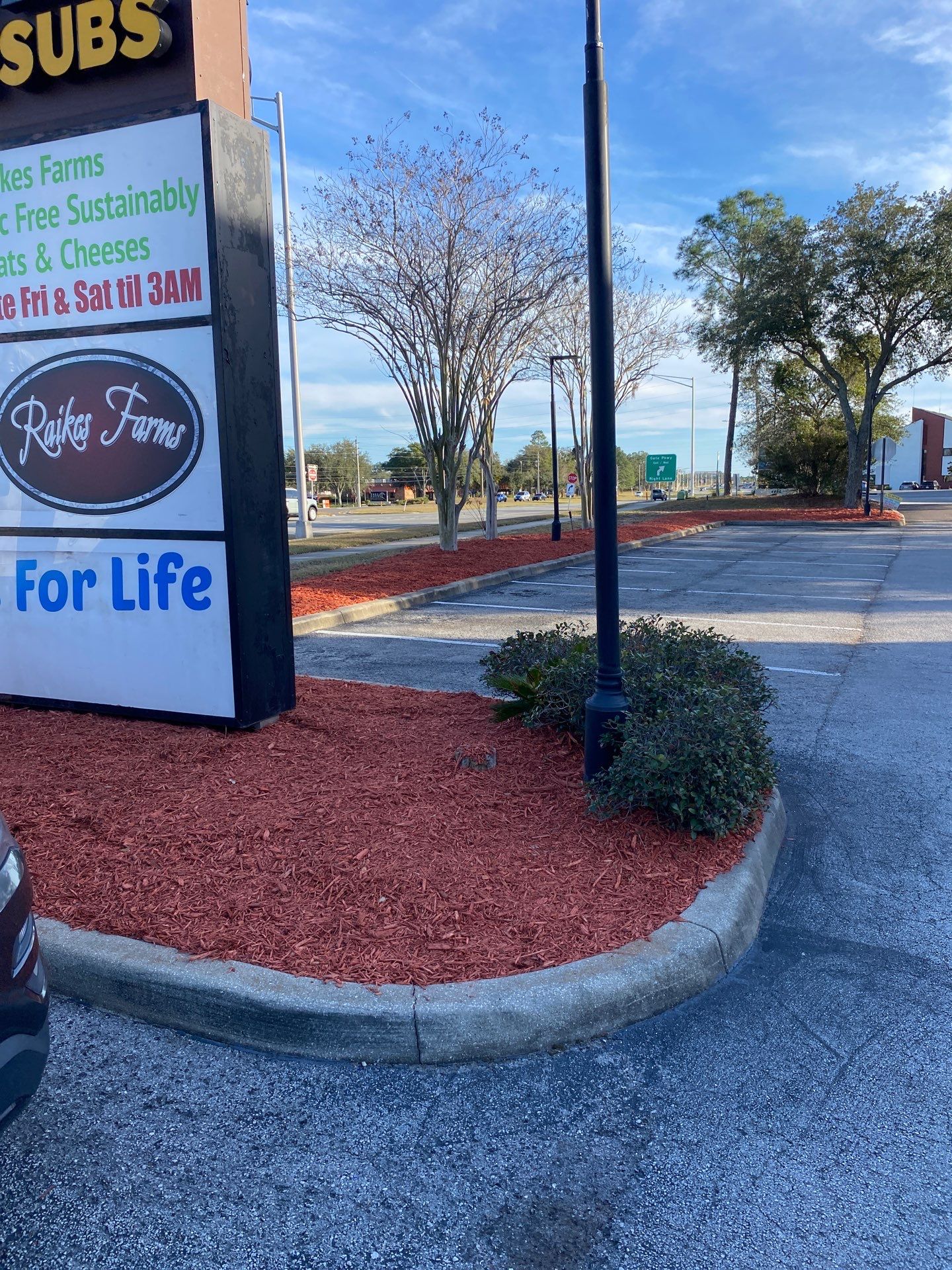 Larry’s Giant Subs | Rock & Mulch by ProGreen Services