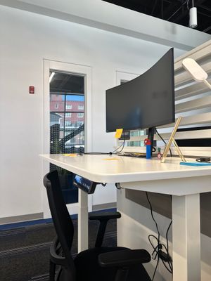 Modern Commercial Office Workspace Buildout and TV Installation in Lincoln