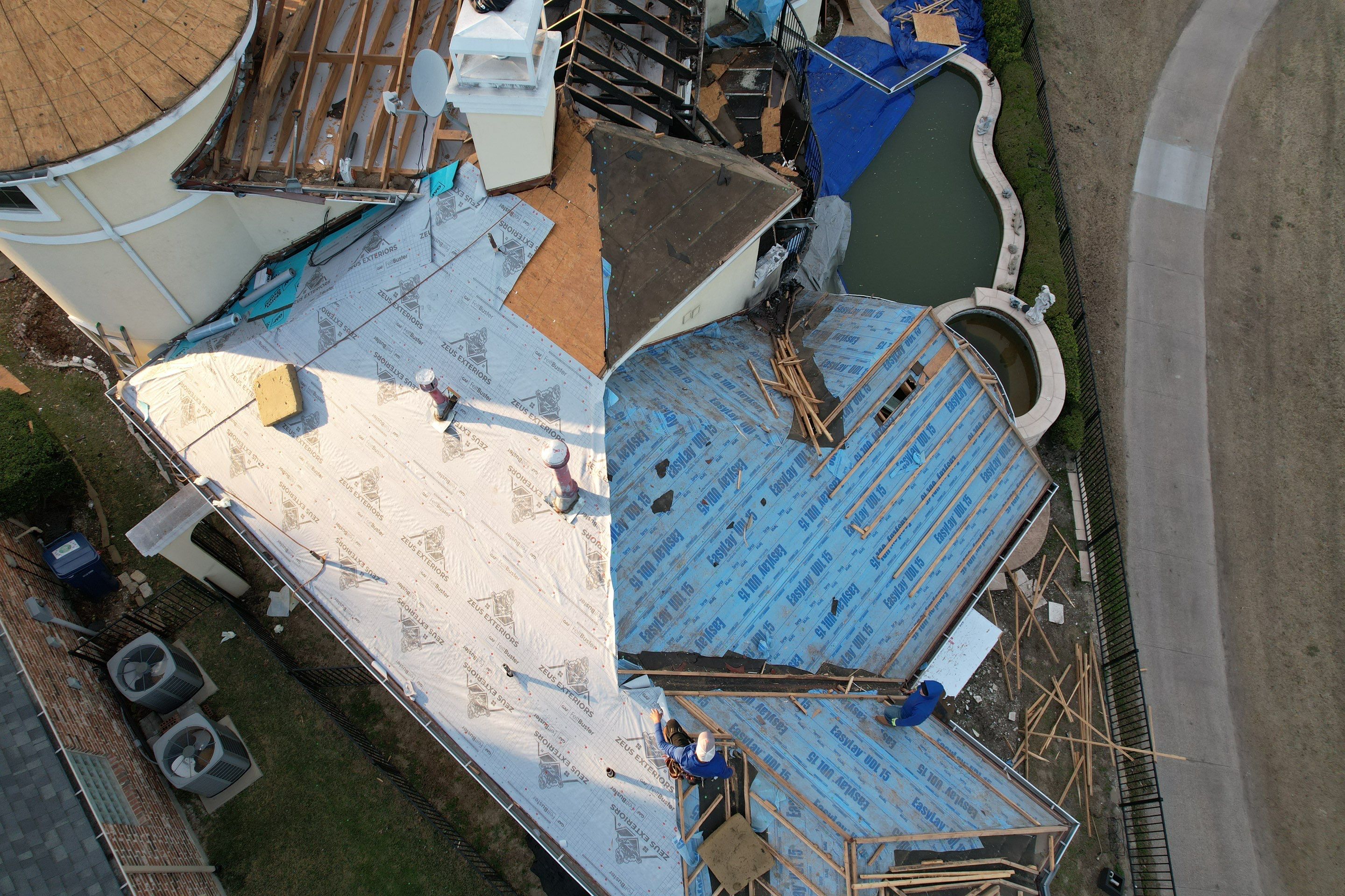 Project in Garland  by Zeus Exteriors