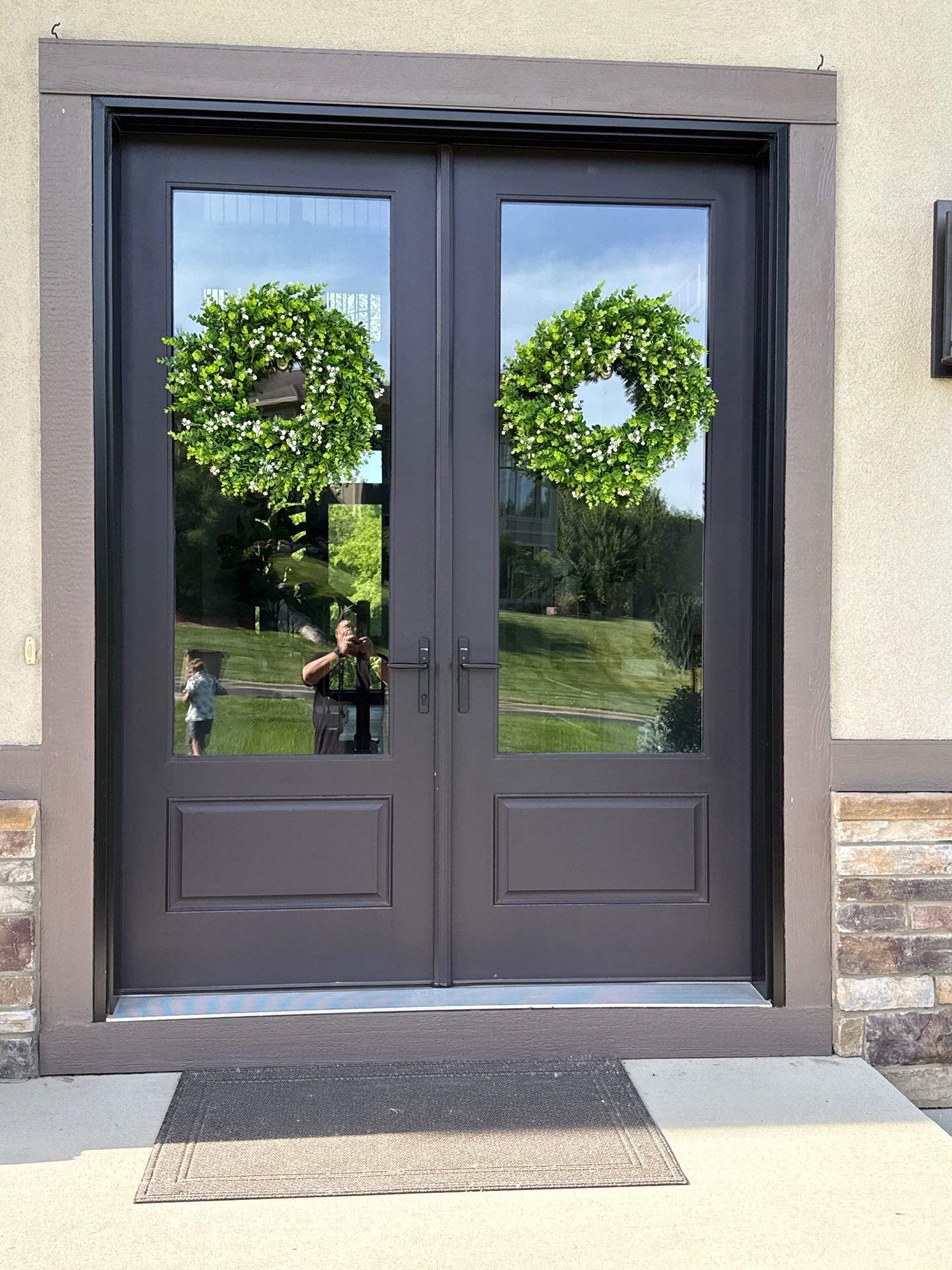 Residential Exterior Doors Repaint West Des Moines by Midwest Paint LLC