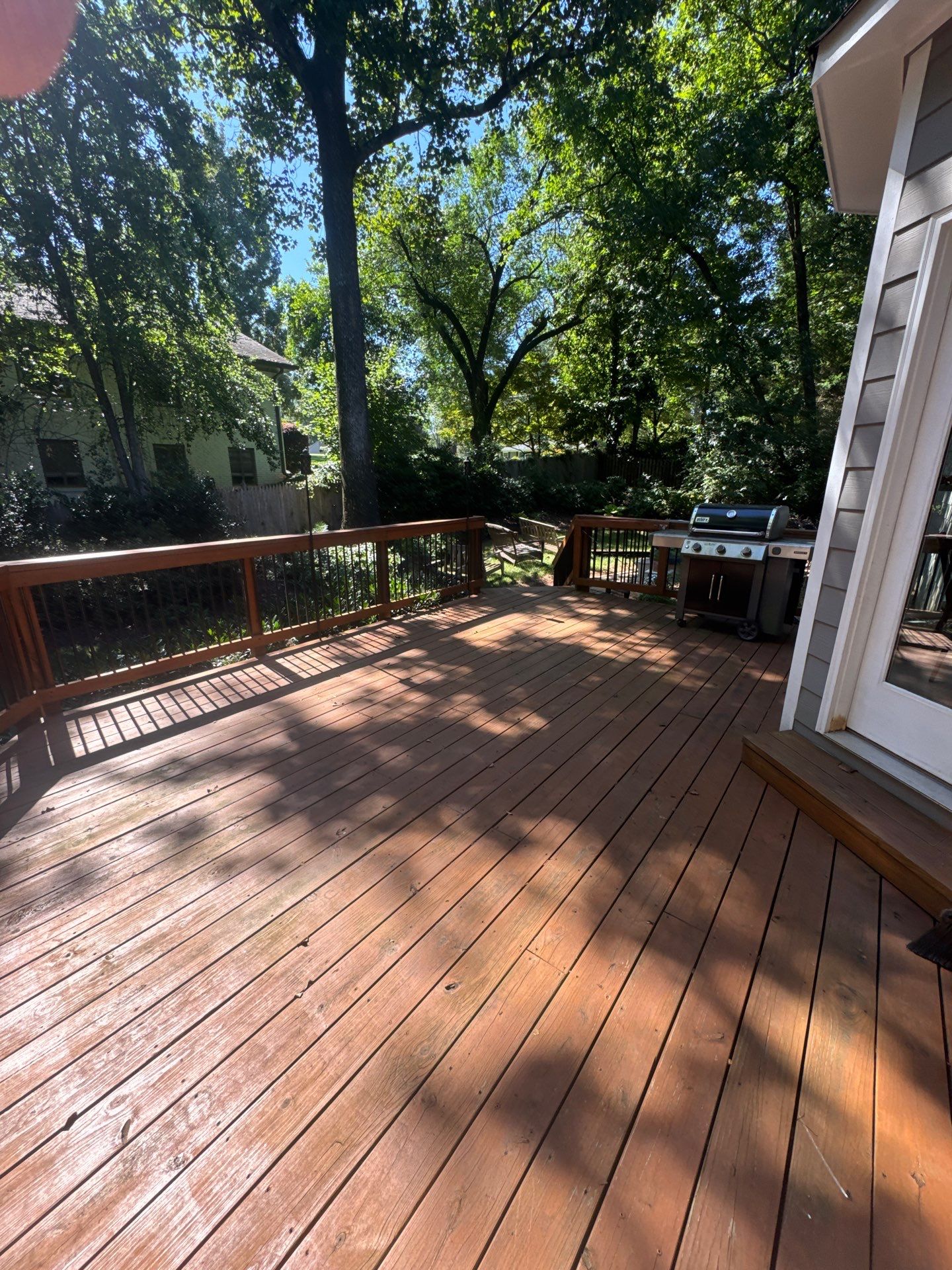 Deck Refinishing and Exterior Painting Project in Roswell, Georgia by Swift Home Renovations