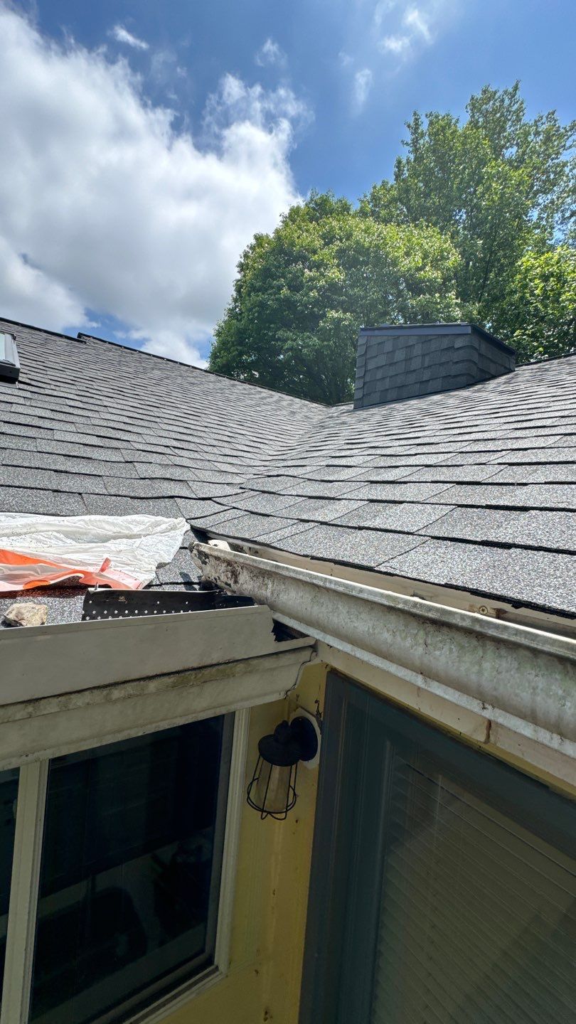 Oakton: Roof Replacement With CertainTeed Landmark Designer Shingles in Pewter by RM Banning, Inc.