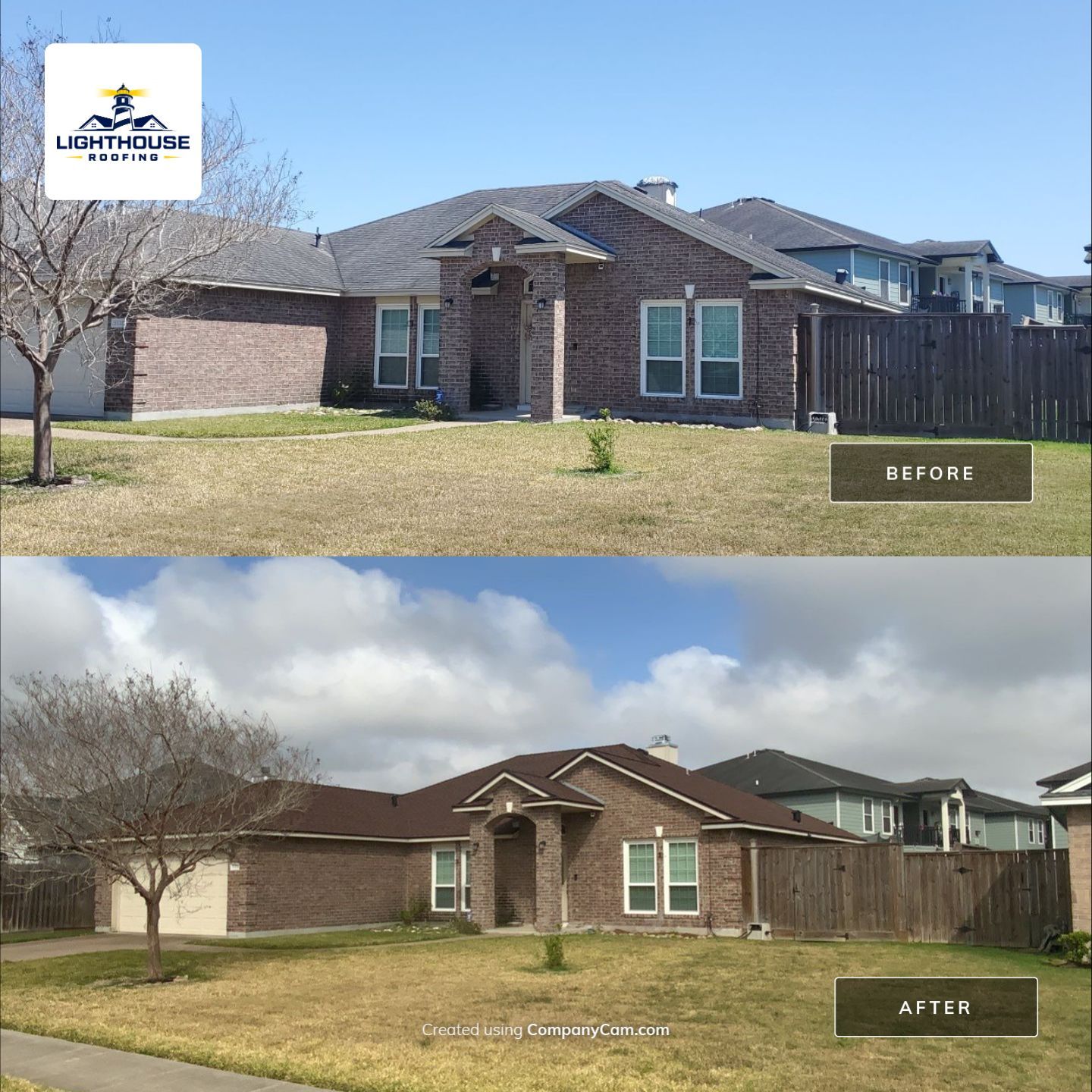 Residential Roofing Installation using GAF Timberline HDZ by Lighthouse Roofing