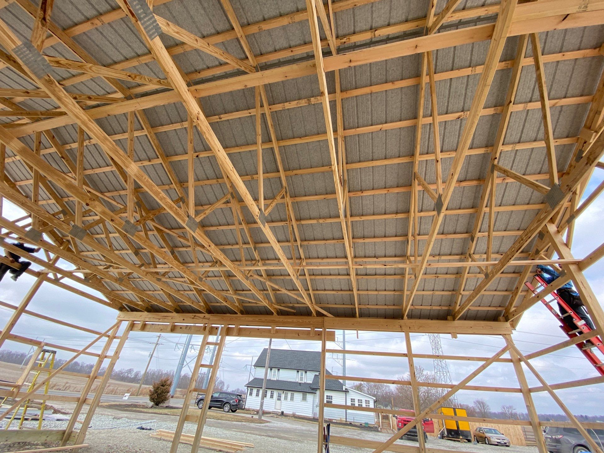40'x40'x12' Garage by The Barn Builders 