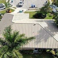 24ga 1.5" Mechanical Seam Sierra Tan by Total Roofing System The Metal Roof Experts