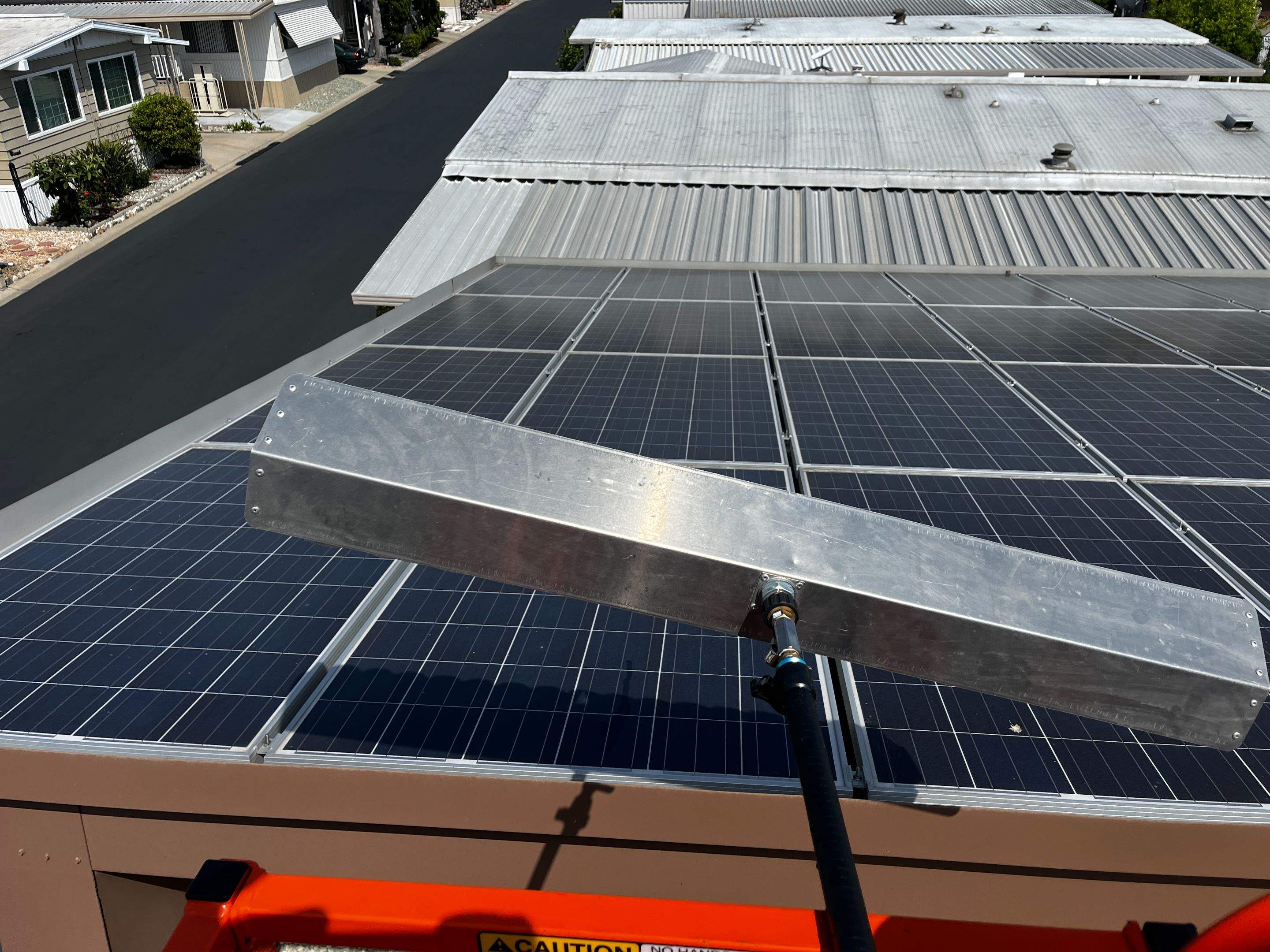 Carport Solar Panel Cleaning in Rowland Heights by Palm Coast Solar Cleaning