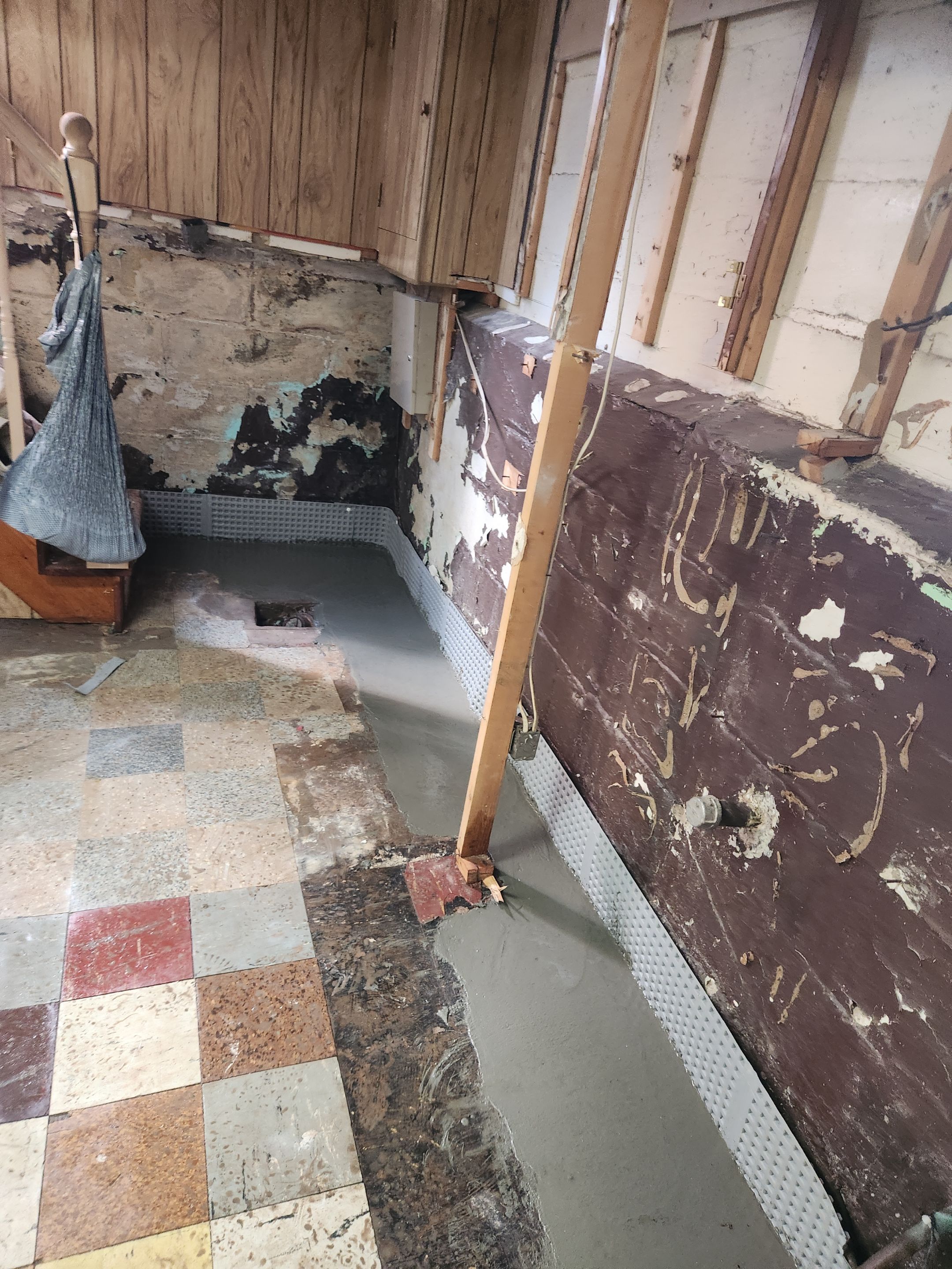 Interior French Drain West Orange NJ by Pure Service Pro, LLC 
