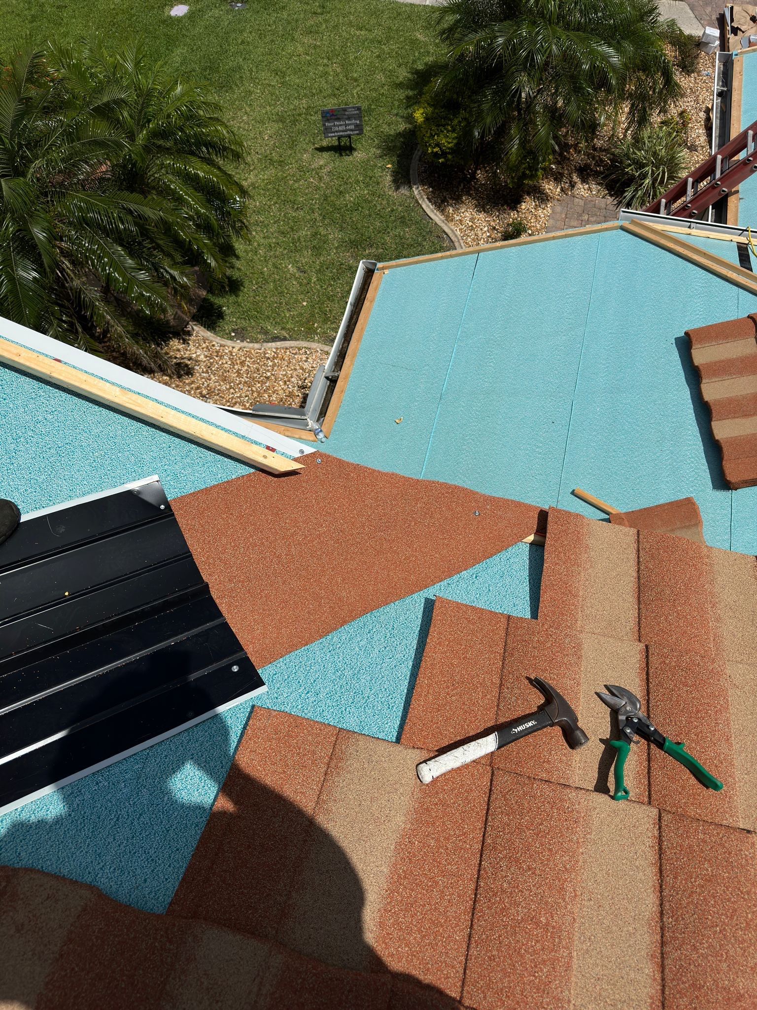Residential Roofing Installation using Westlake (Boral) Stone Coated Steel by Four Peaks Roofing