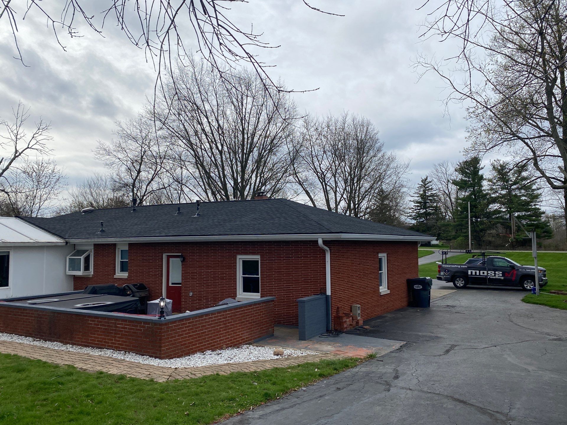 Project in Muncie by Moss Roofing