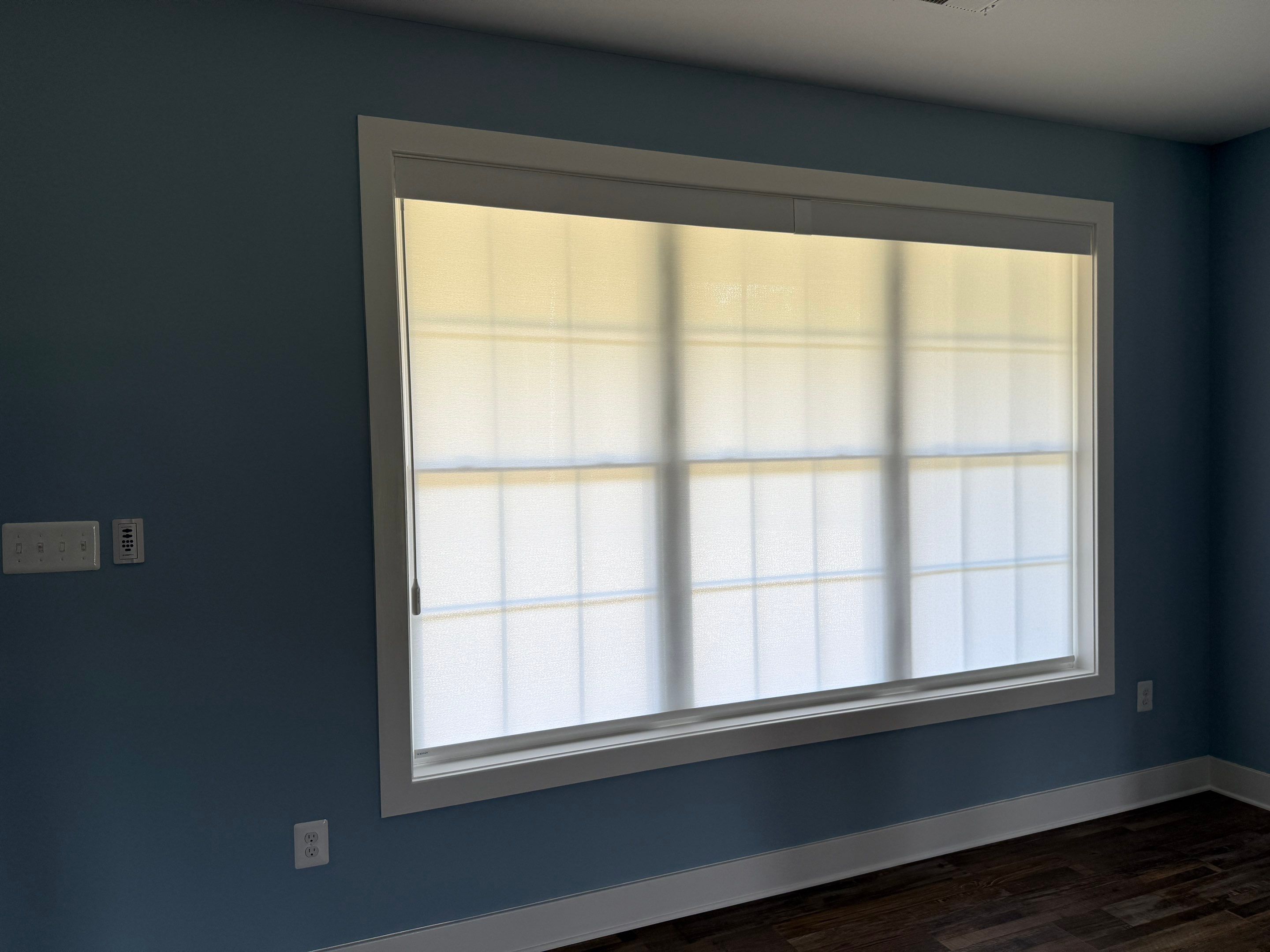 Roller Shade and Faux Wood Blind Installation - Chaptico by Southern Maryland Custom Blinds