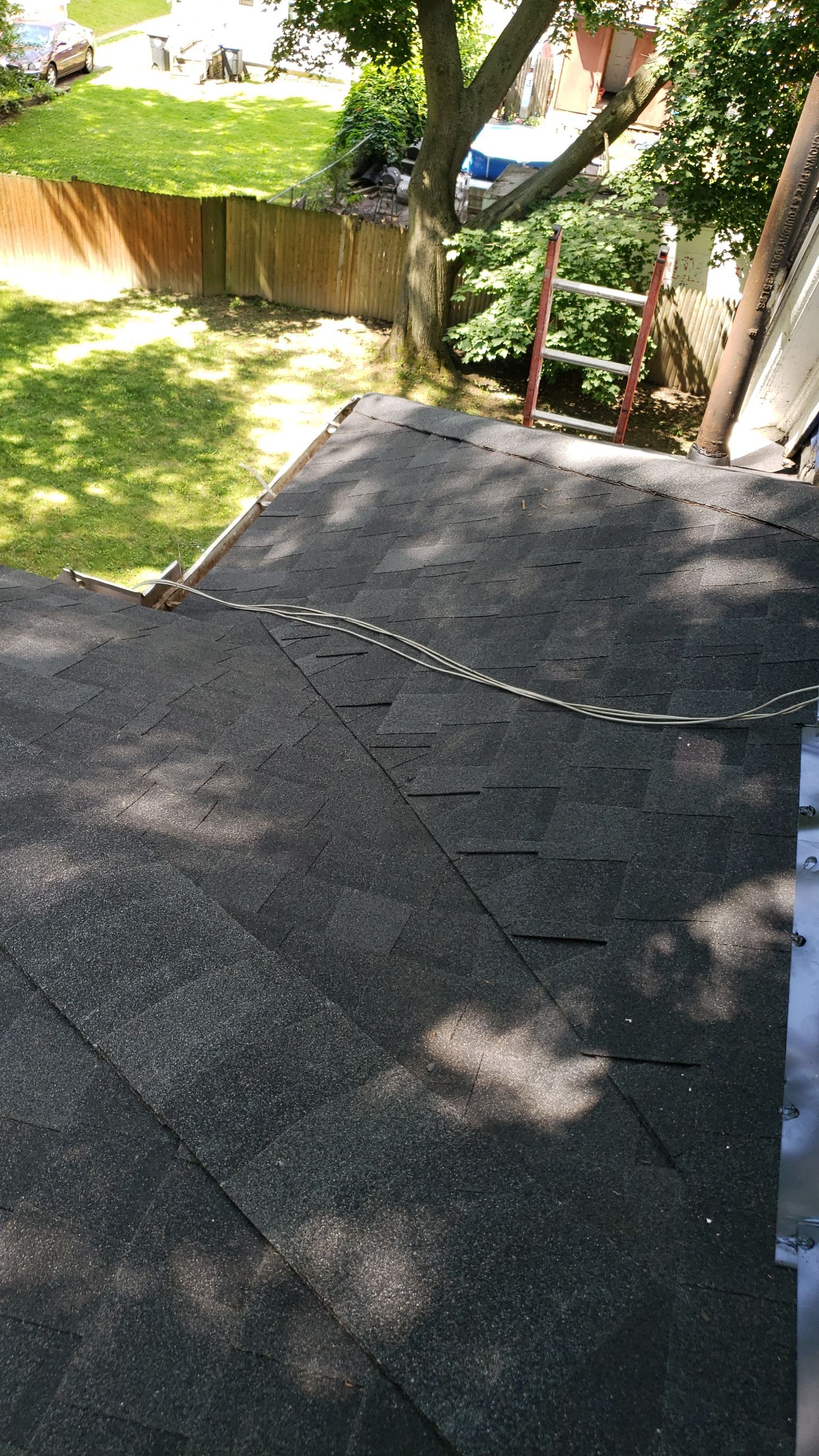 ATLAS PINNACLE COLOR: SCOTCHGARD BLACK DRIP EDGE: WHITE by Eagle Eye Roofing