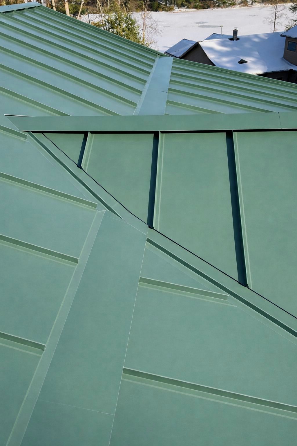 ABSeam Metal Roof by Esh Builders