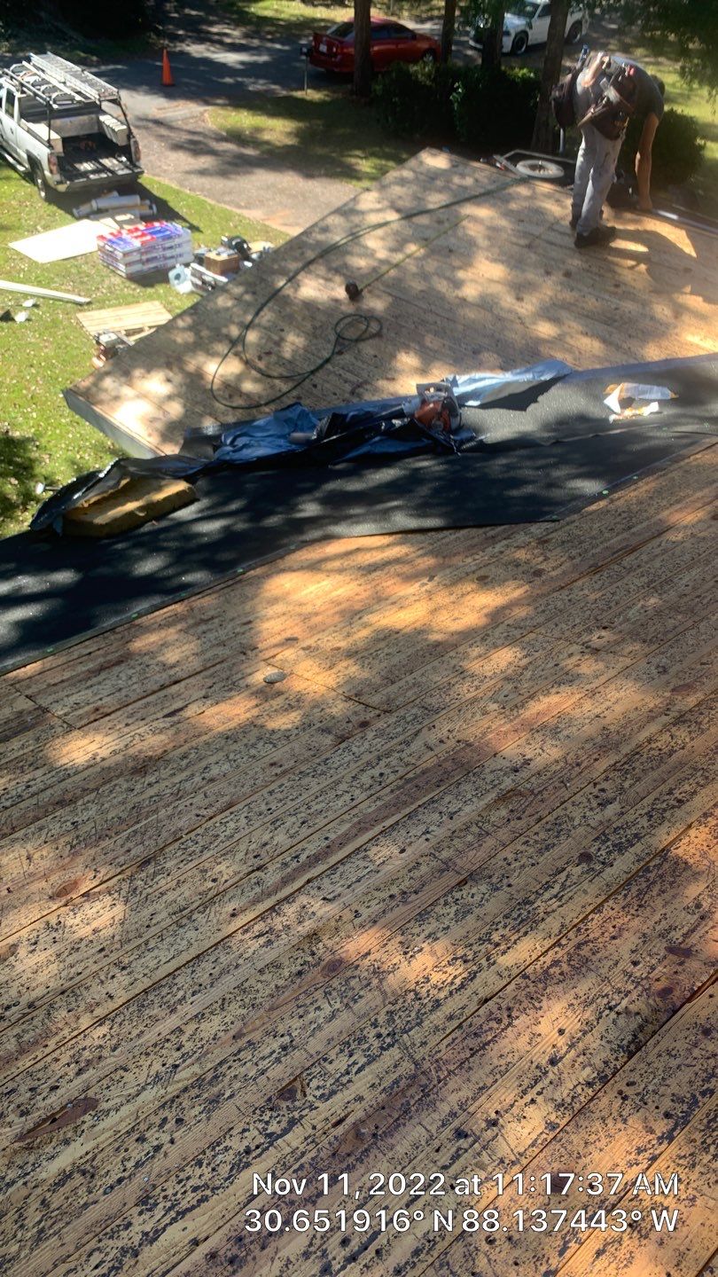 Residential Roofing Installation using Roof Replacement by American Roofing & Construction LLC