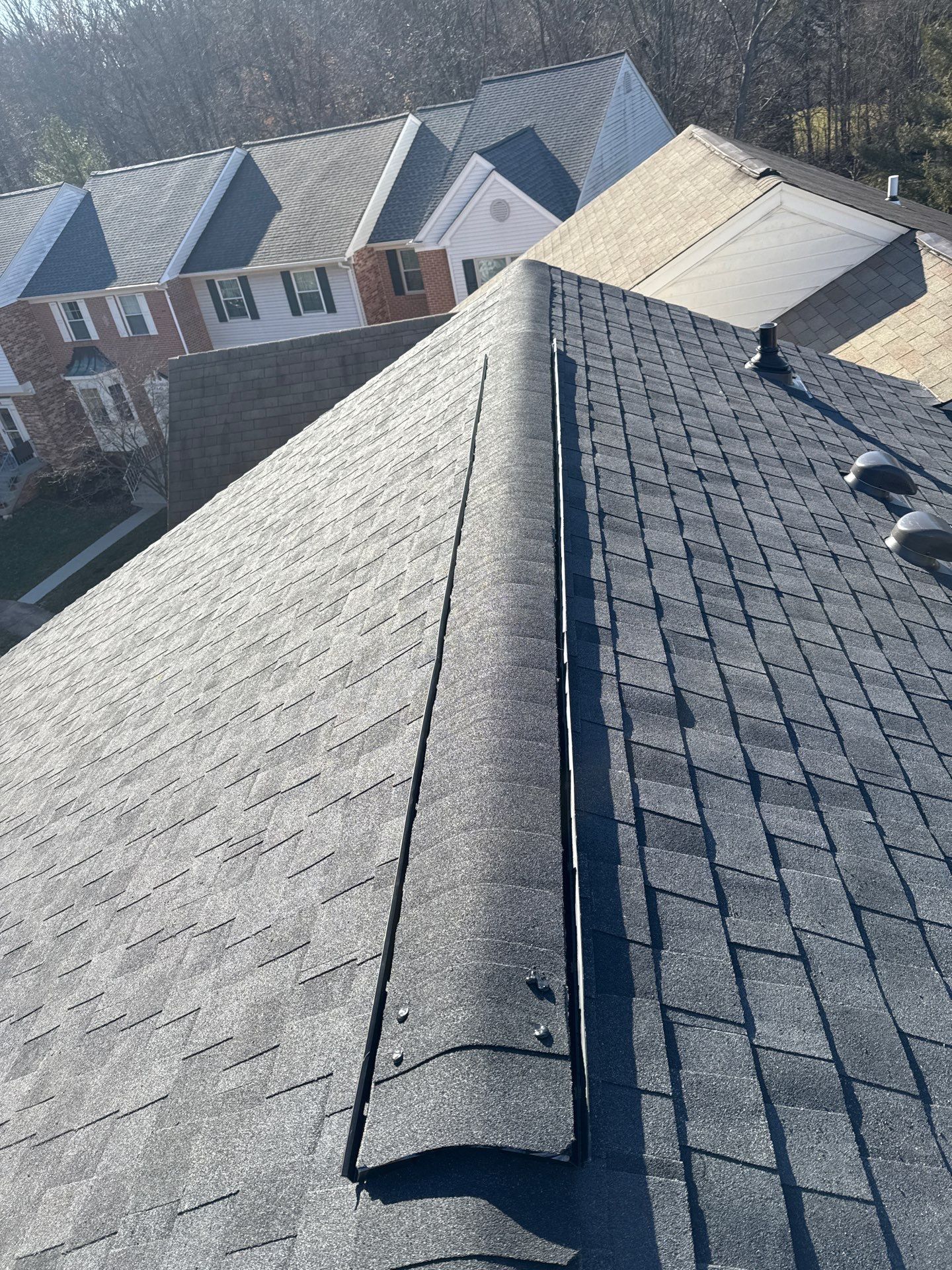 Burke: Residential Roof Replacement with CertainTeed Landmark Pro in Max Def Moire Black by RM Banning, Inc.