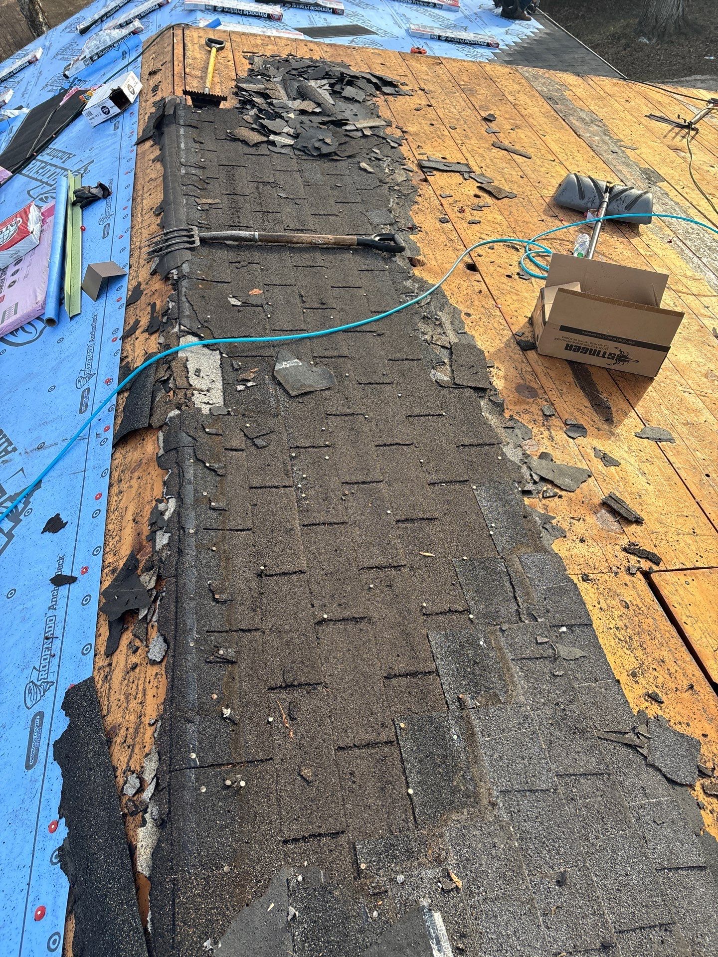 Residential Roofing & Gutter Guards Install  by Titan Commercial & Residential Roofing 