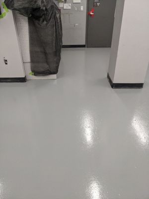 Commercial Flooring using Solid Haze Grey 