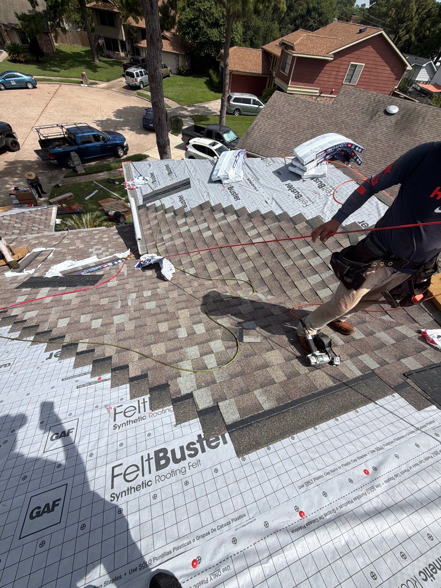 Project in Houston by Good Vibes Roofing