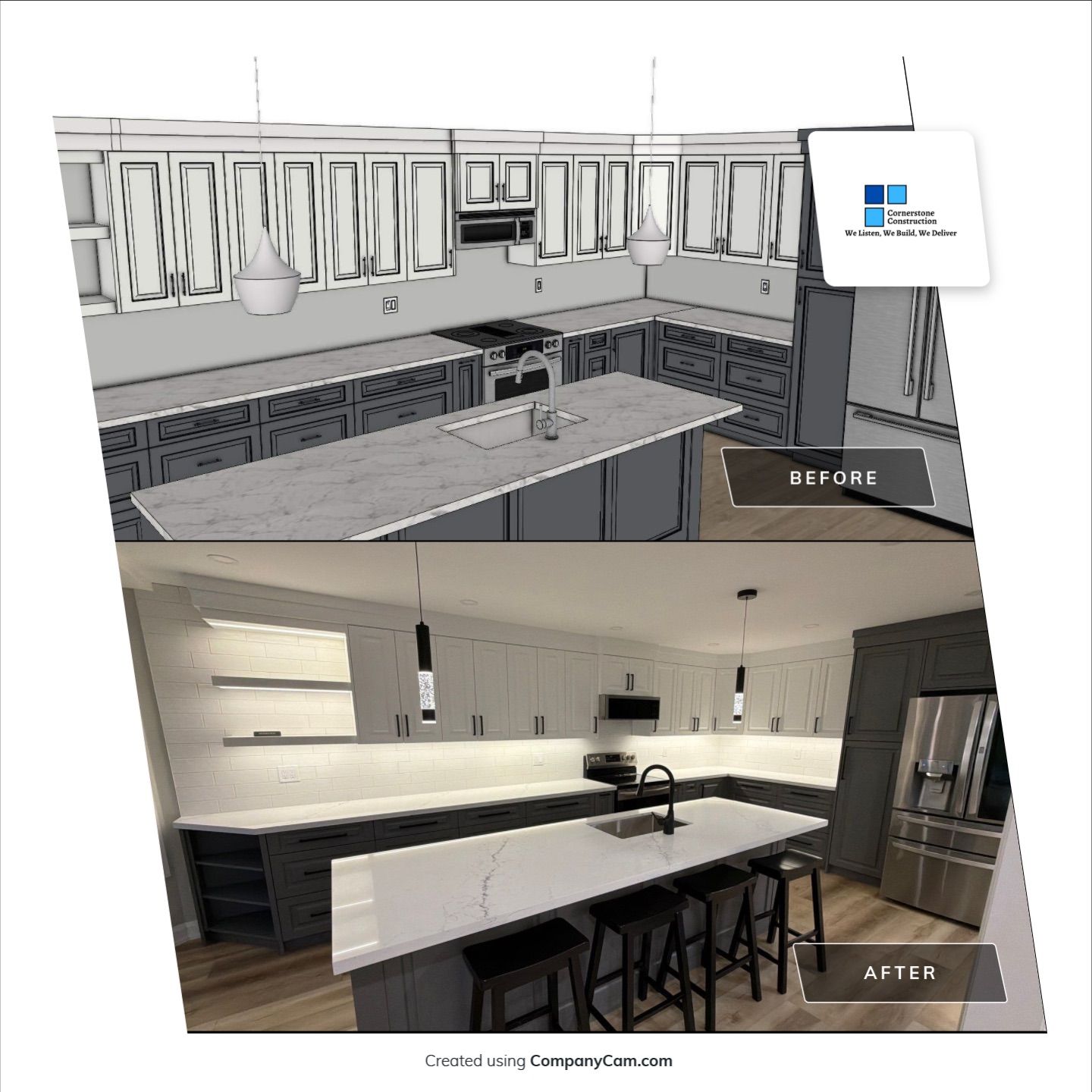 Bowmanville Main Floor Reno by Cornerstone Construction