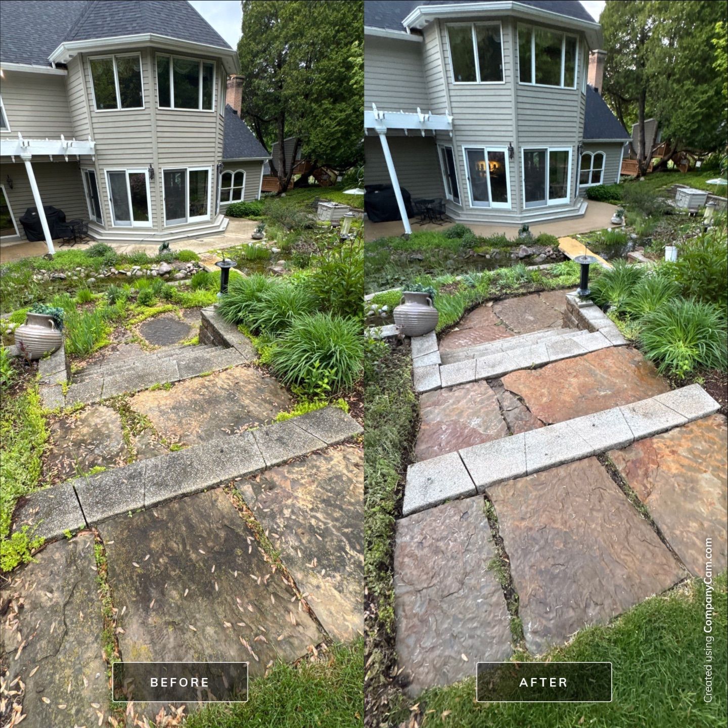 Project in Algonquin by Simmons Power & Soft Washing