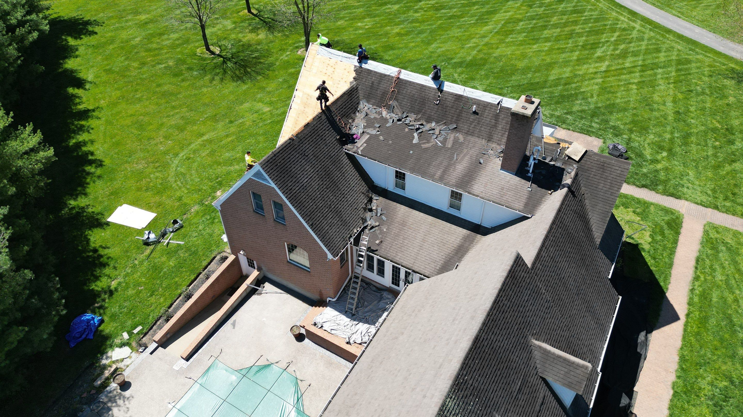 Residential Roofing Installation using Timberline HDZ Shingles - Barkwood by RoofX 