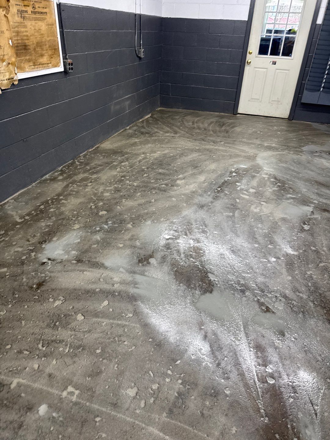 Industrial Grey Grit Project in Mars by Floors in a Day, Inc