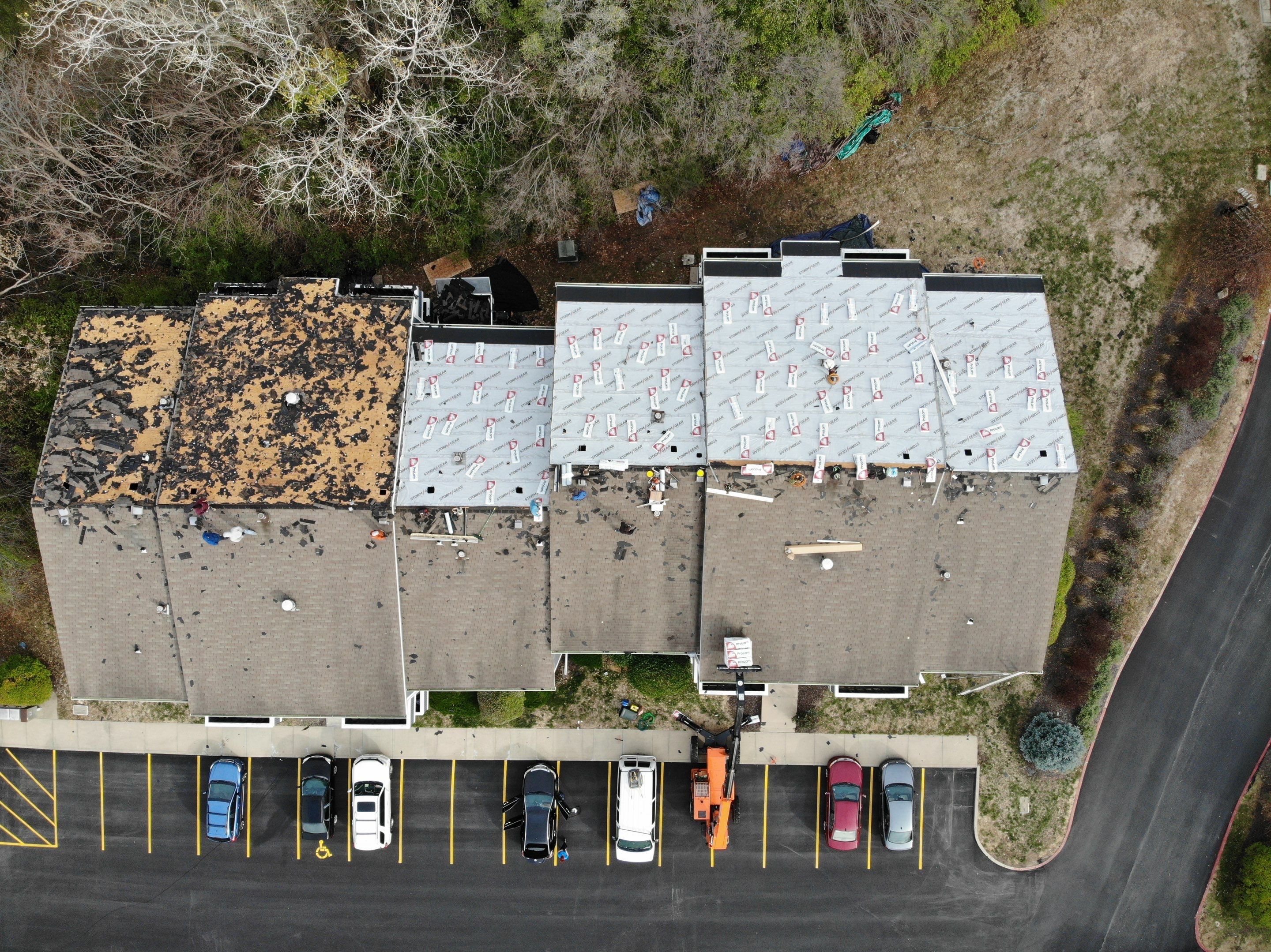 Commercial Shingle Install - Atlas Prolam Shingle - Color Black Shadow by Titan Commercial & Residential Roofing 