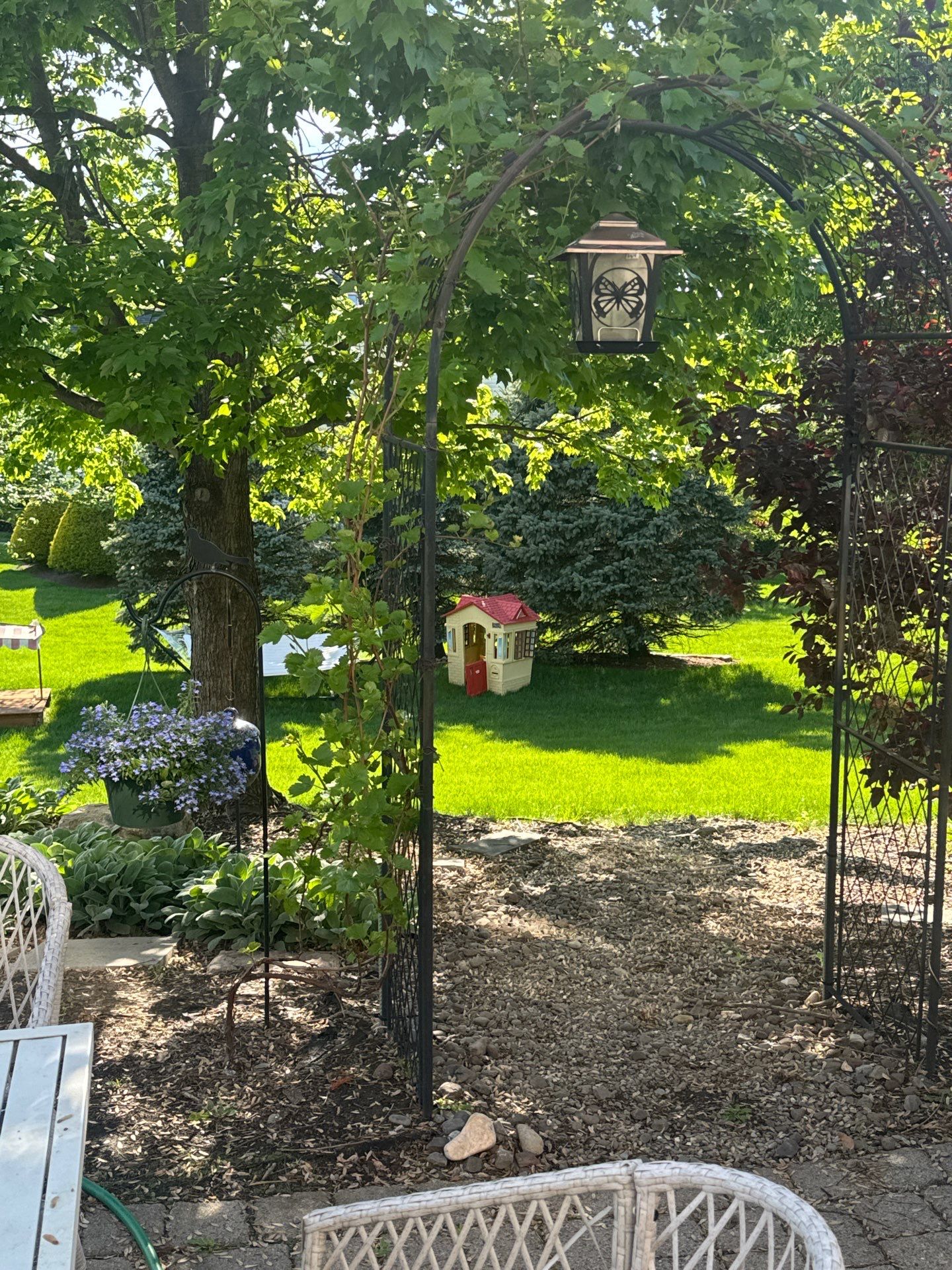 Backyard Retreat: Techo-Bloc Patio + Firepit Lounge by Saylor’s Lawn & Landscape