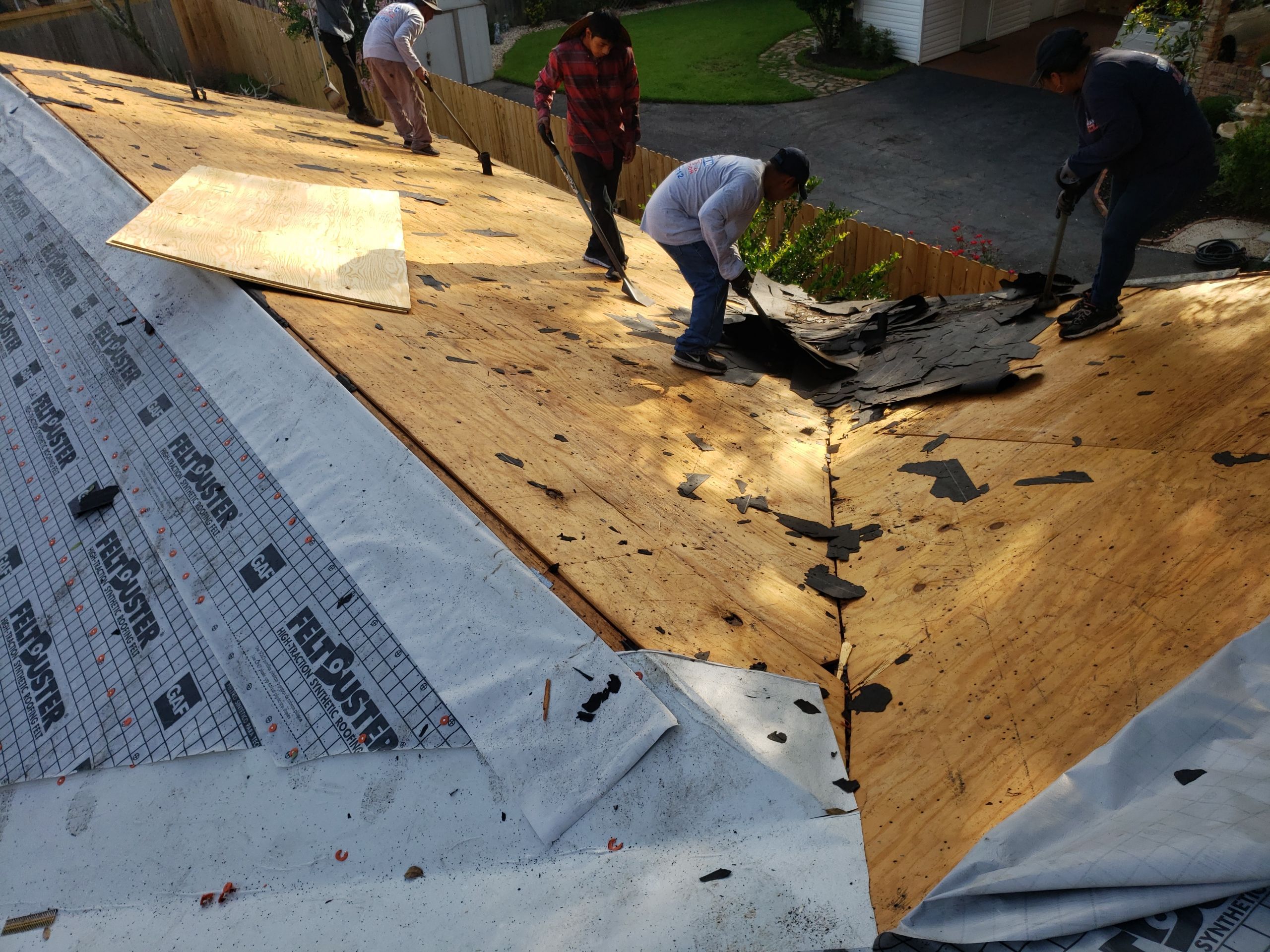 Residential Roofing Installation using Roof Replacement by American Roofing & Construction LLC