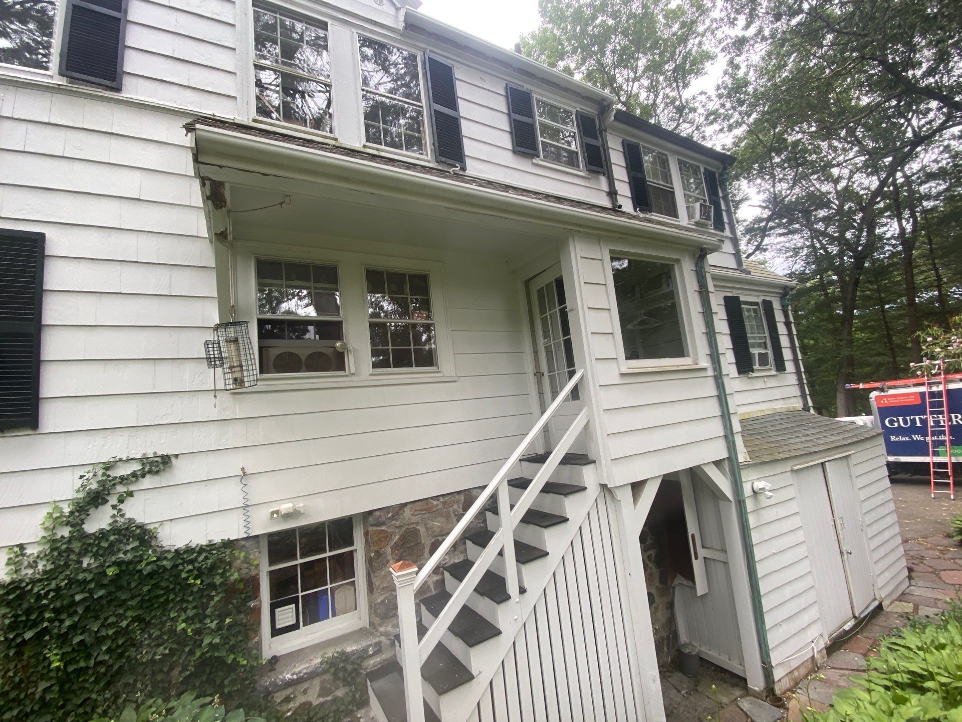 Fiberglass Gutter Installation In Weston, MA by Gutter Pro Enterprises