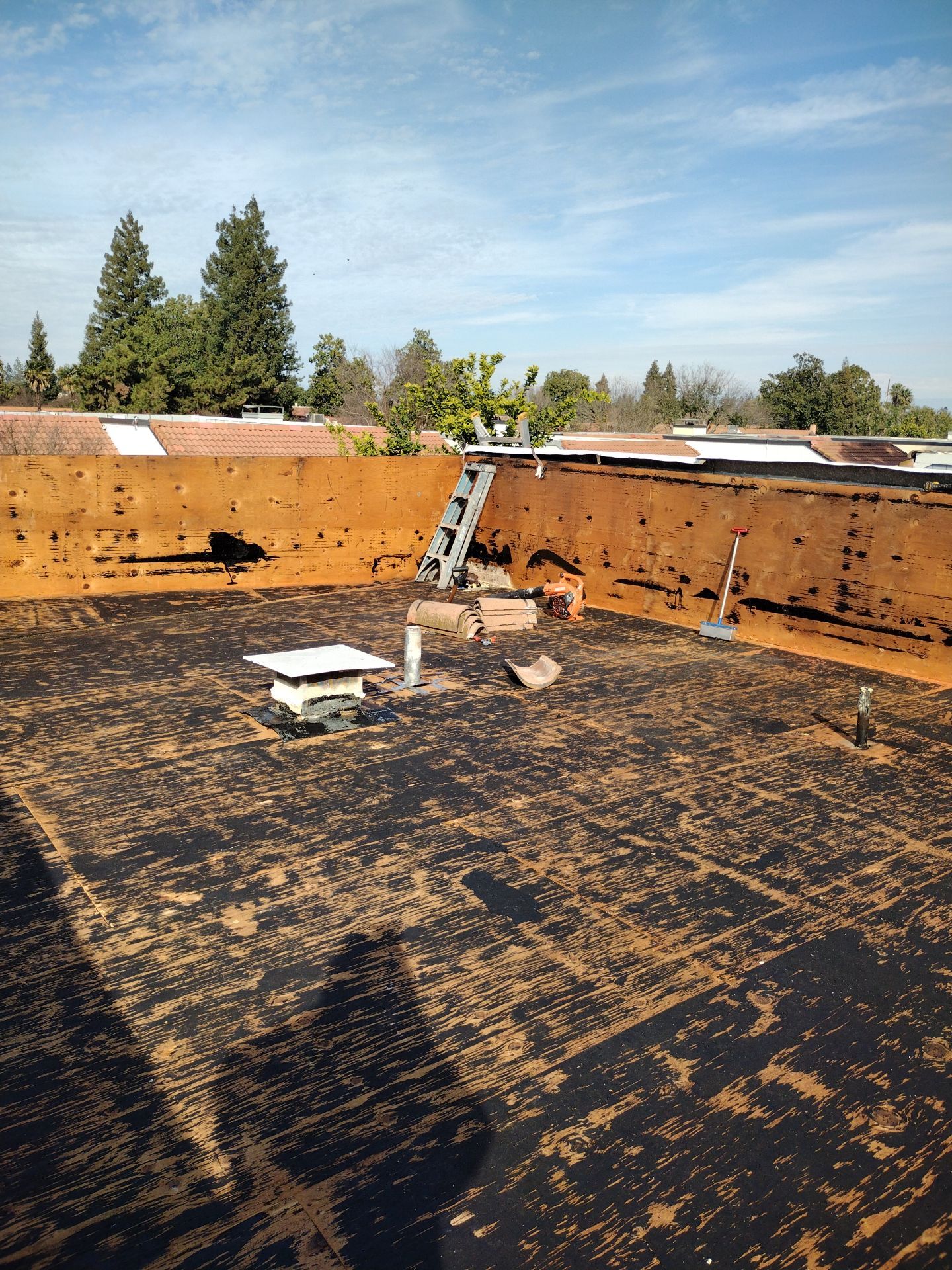 Residential TPO Flat Roofing - Fresno CA by Grandmark Service Company