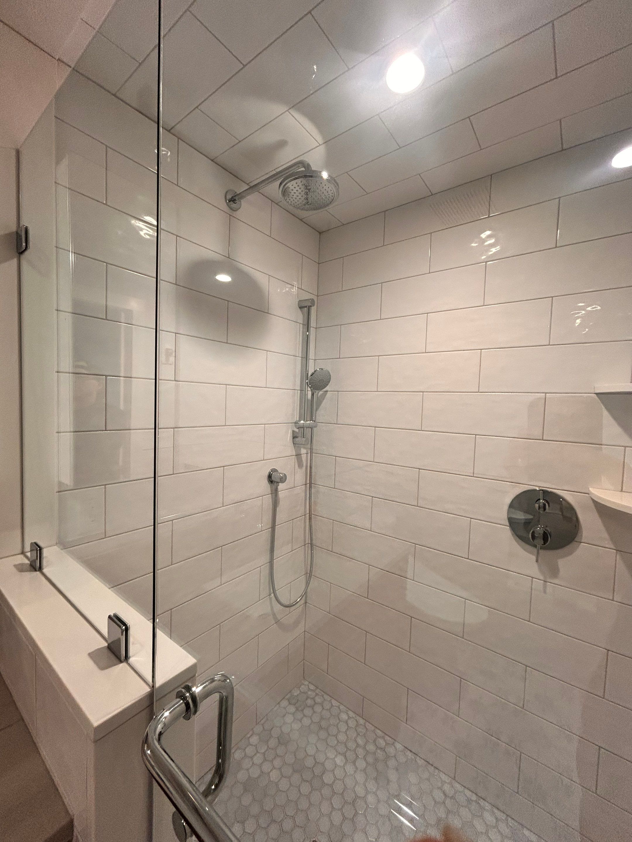 Shower using Hardware by CRL by Cheshire Glass Company