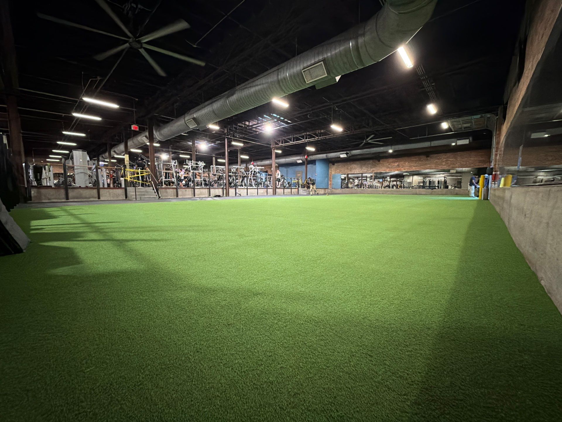 Norfolk OLF - Strength area turf, rubber installation and front desk by Nova HomeWorks 