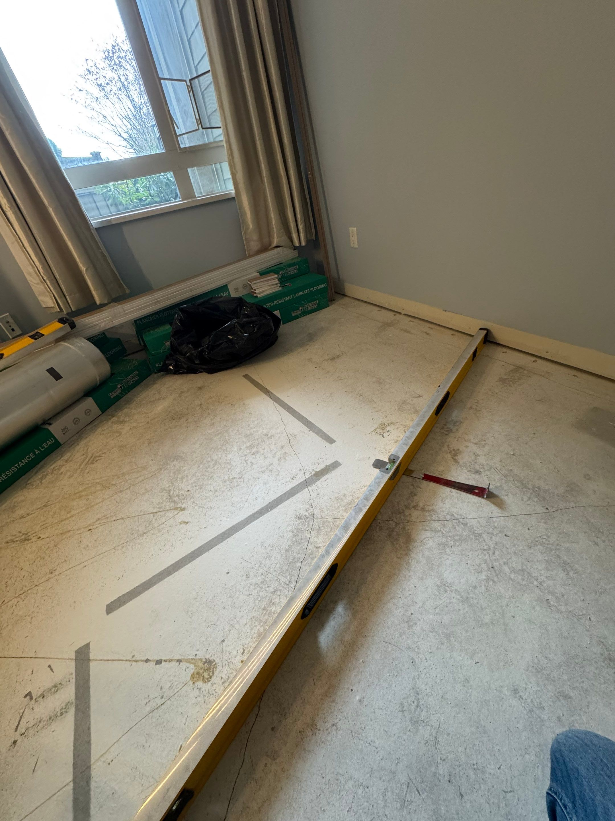 New Laminate Flooring- North Vancouver by YVR Construction Group