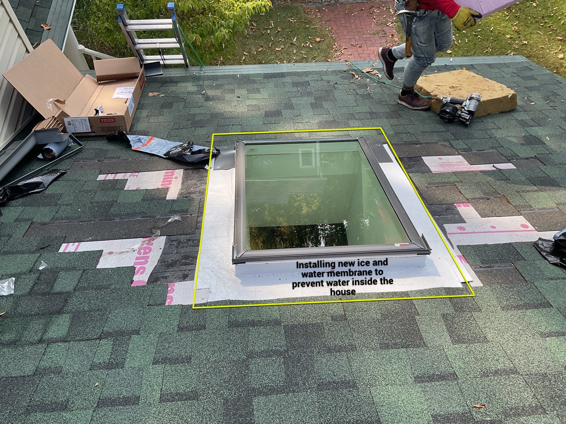 Installed New Skylight   by Alpha Design Services