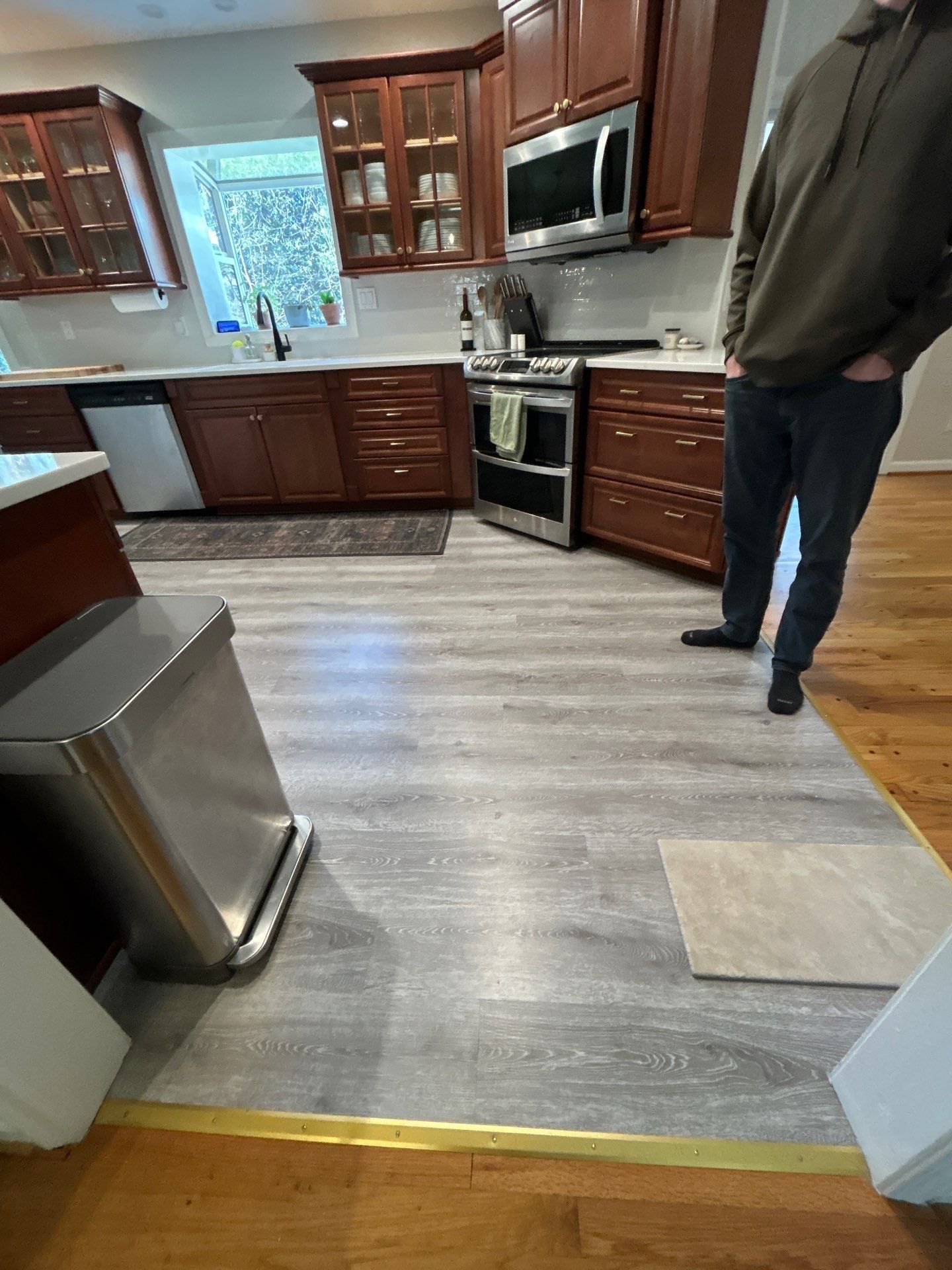 Kitchen Floor Upgrade by Footprints Bath and Tile of East Atlanta