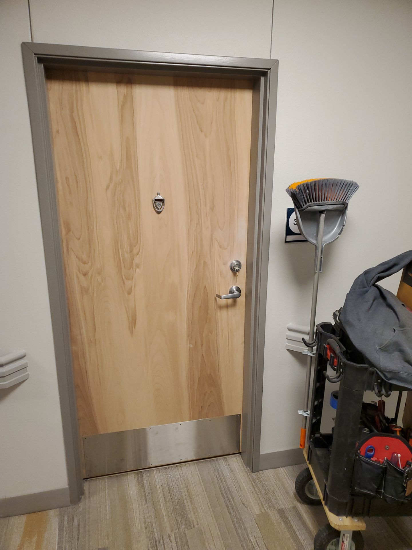 Complete Door Replacement using Wood Door by FBH Architectural Security