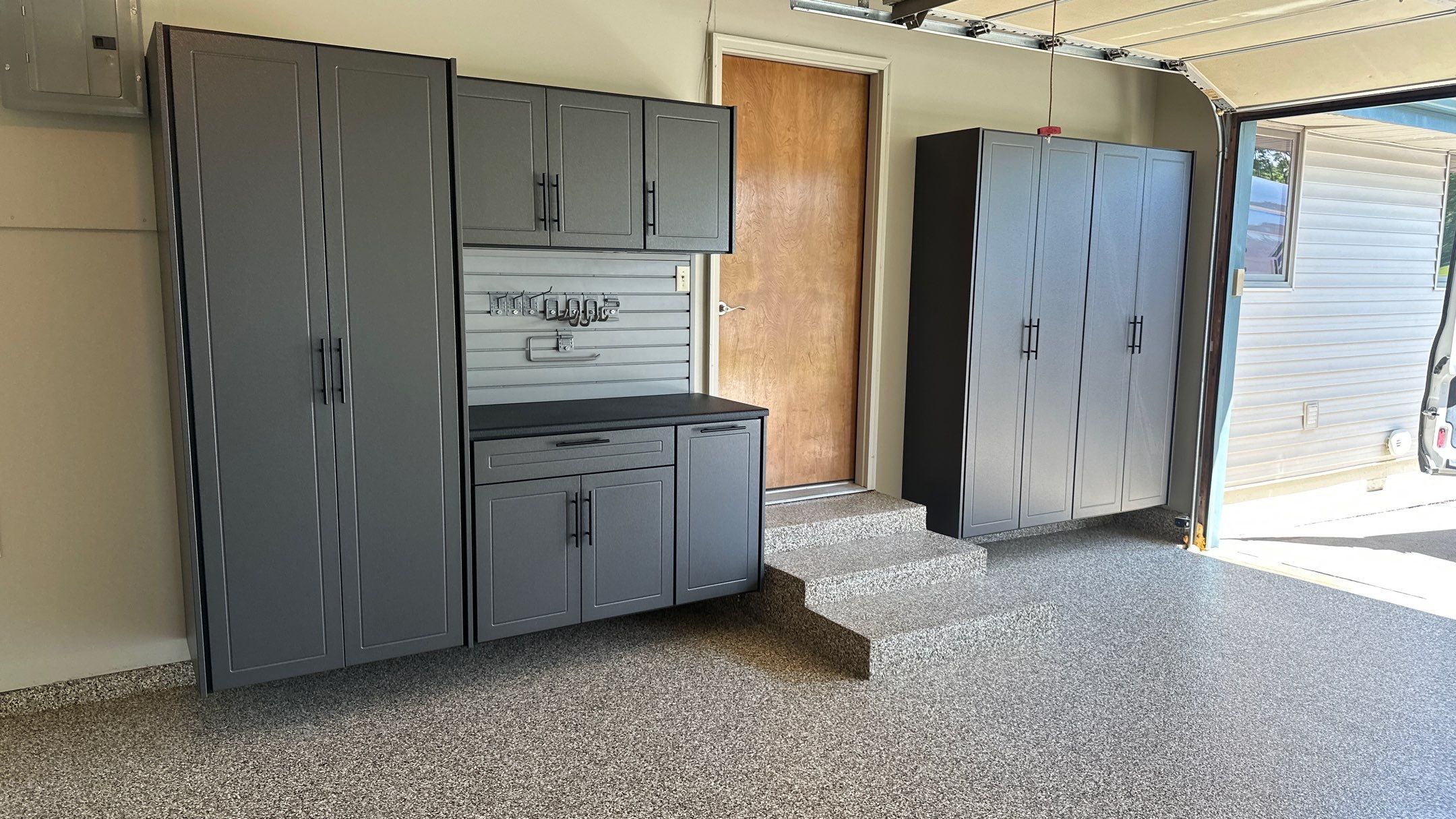 Jill B made her garage a part of the house by Banner Garage