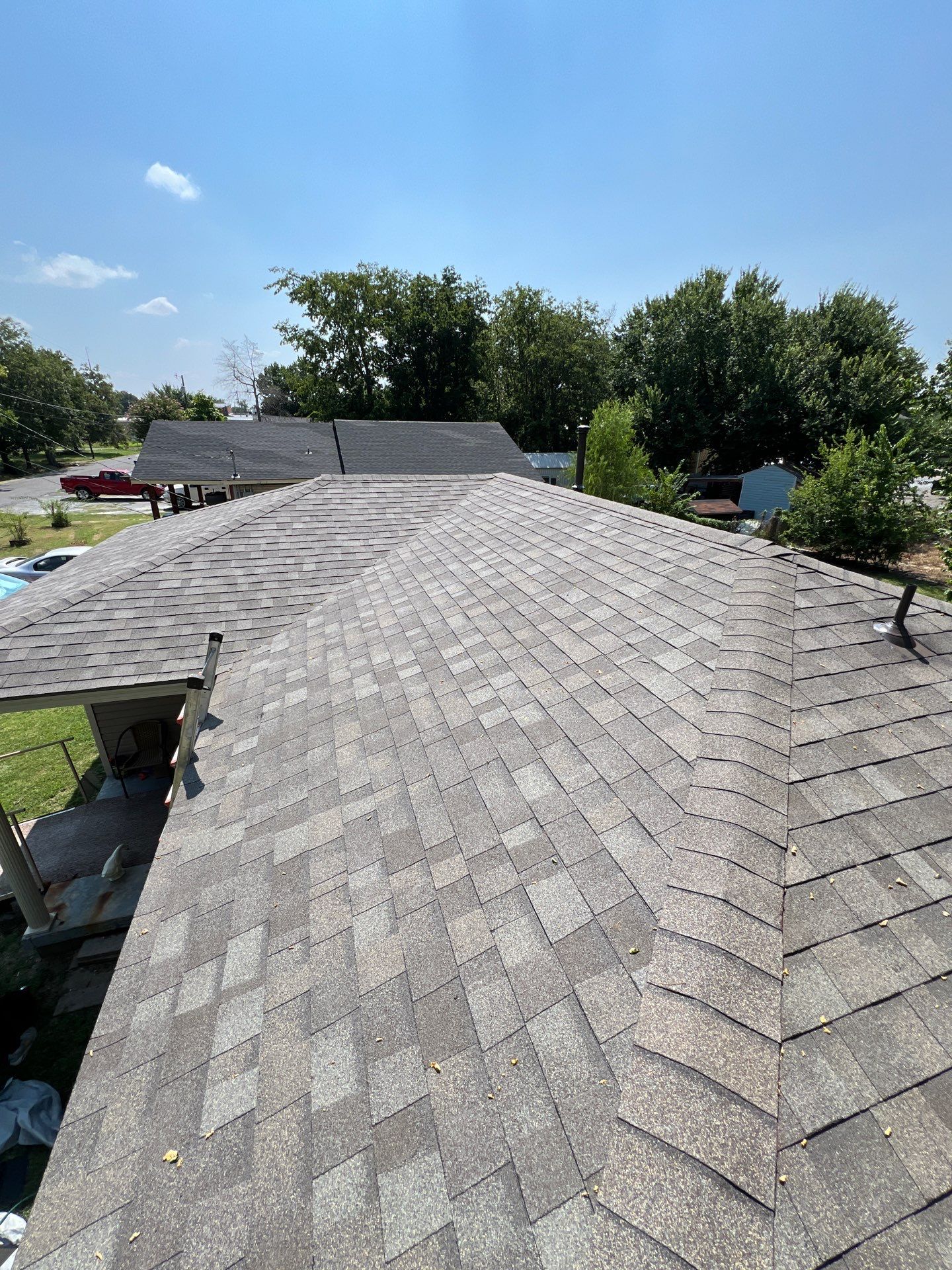 Hail damage & tornado damage restoration.  by In & Out Construction & Remodeling, LLC