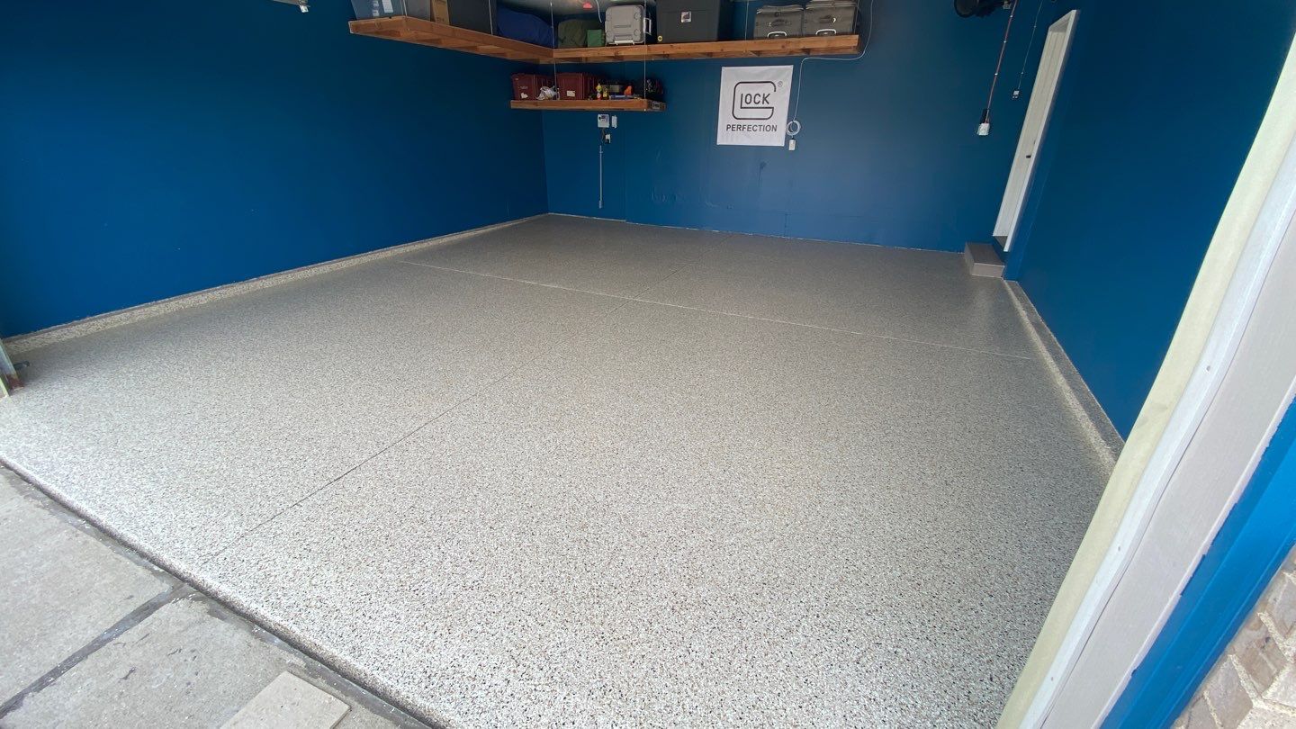 Garage using Driftwood by Select Painting, Coatings & Garage Cabinets