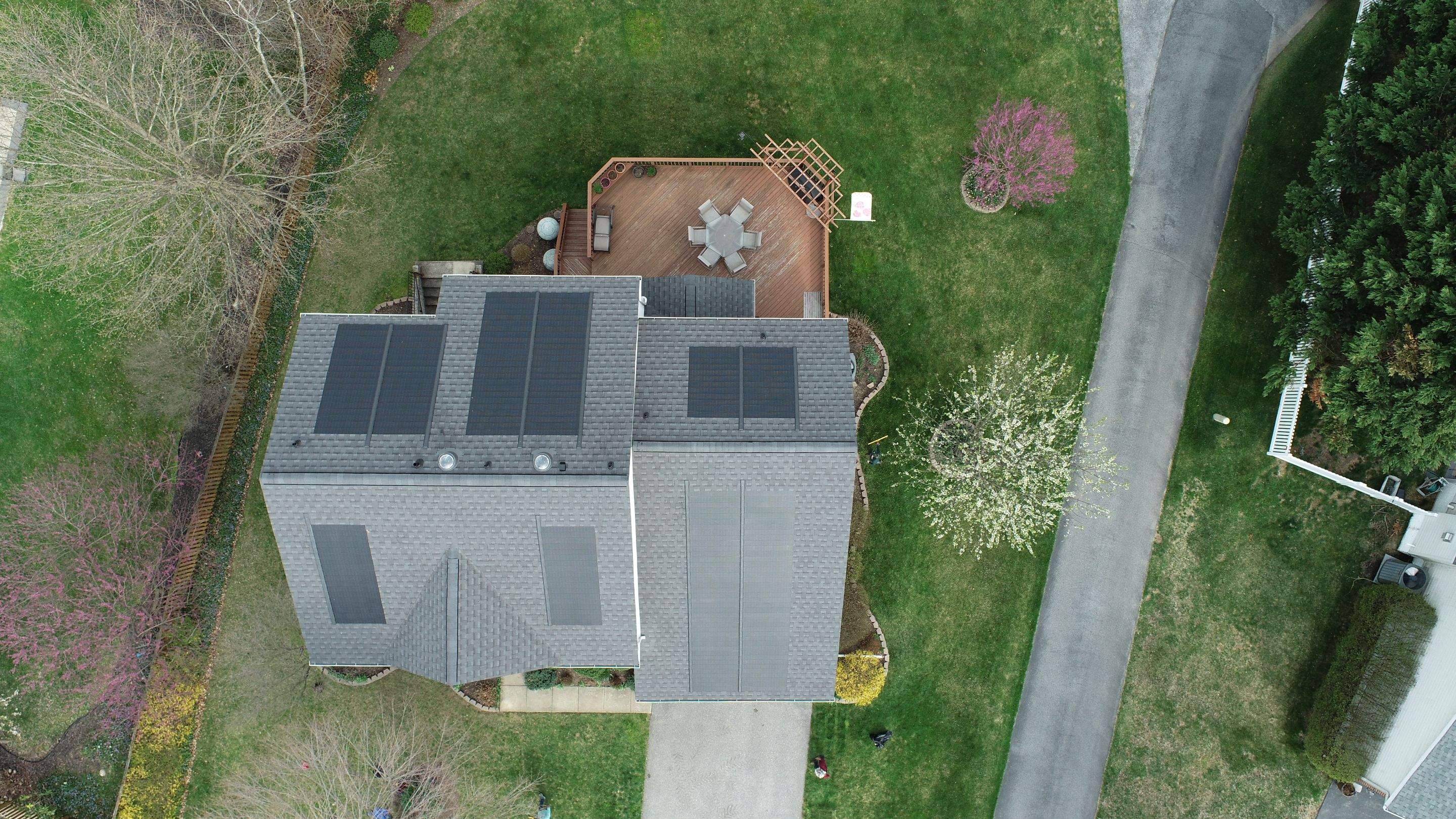 Solar Roof Replacement using GAF Timberline Solar Shingles by American Home Contractors
