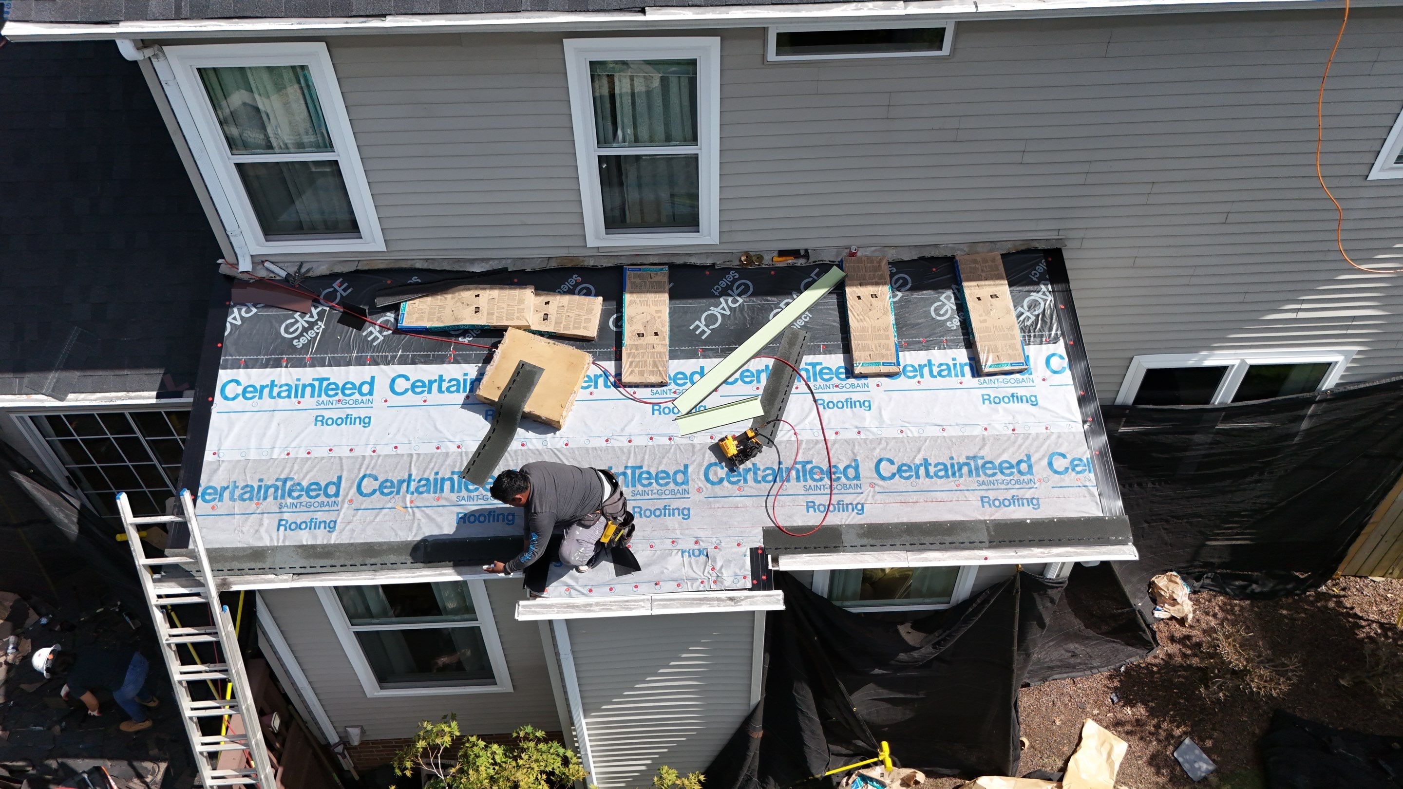 Charcoal Black Re-Roof by Royal House LLC