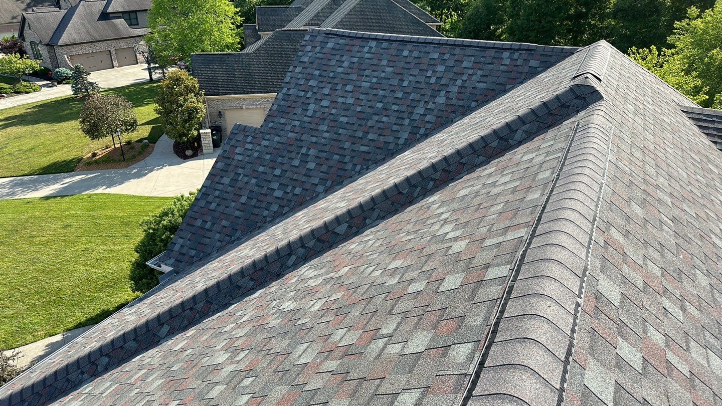 Residential Roofing Installation using Duration Series Shingles - Colonial Slate by RoofX 