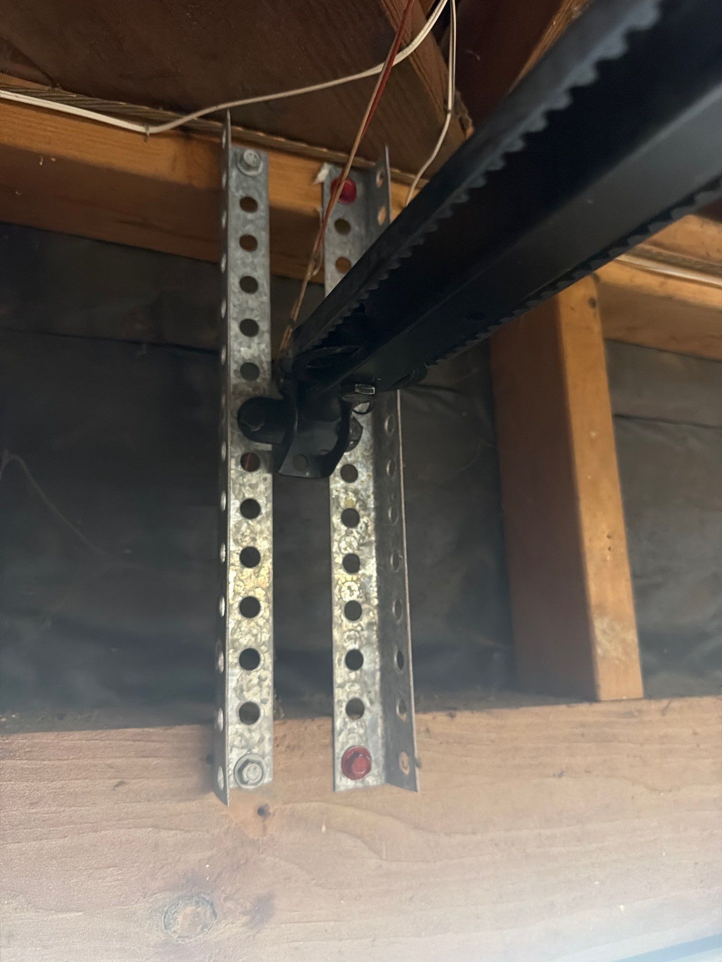 Single spring replacement and track reset and alignment in Danville, CA by Valiant Garage Door