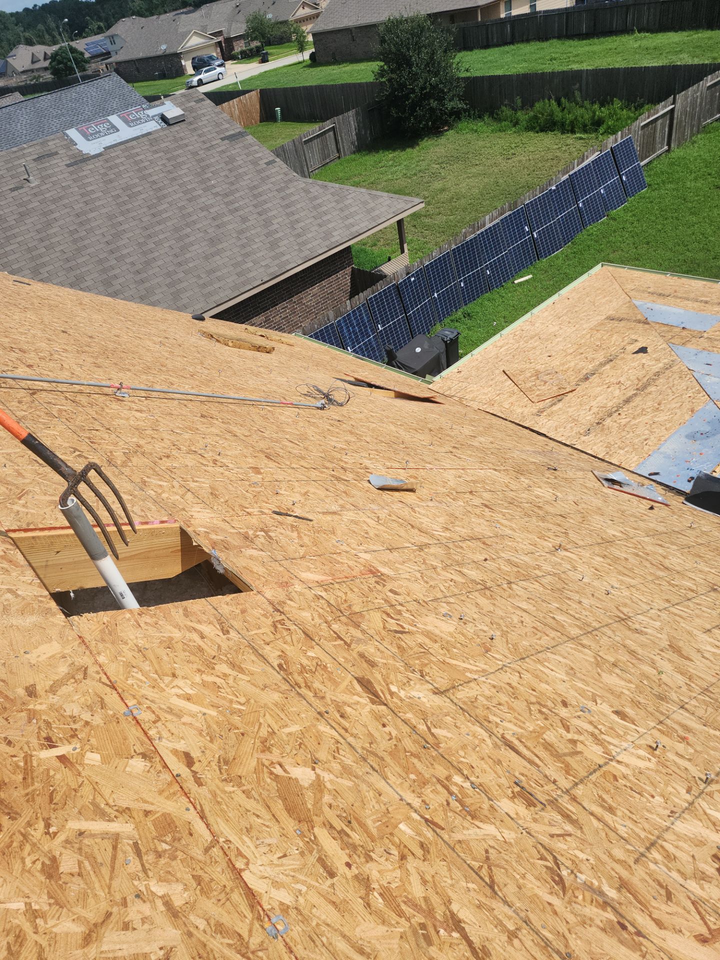 Residential Roofing Installation using Owen's Corning Duration (Lifetime) Shingles by Roof Repair Company