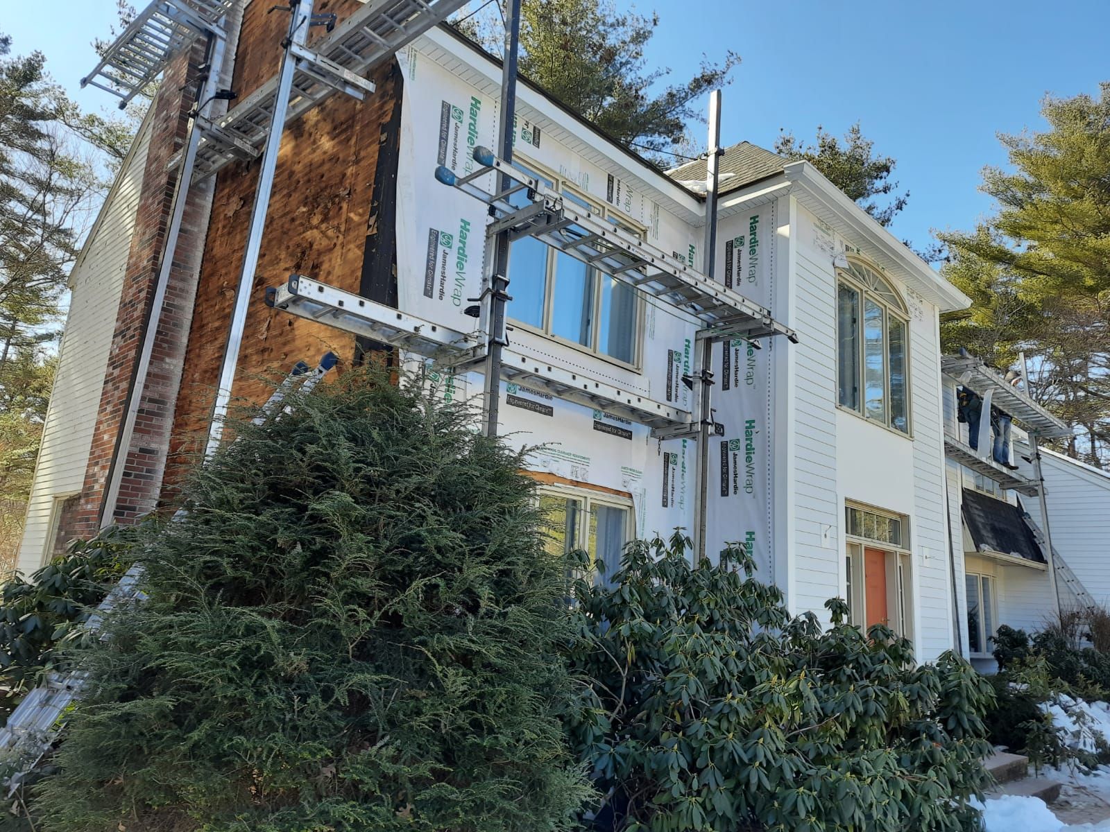 Siding Installation using James Hardie by UBrothers Construction