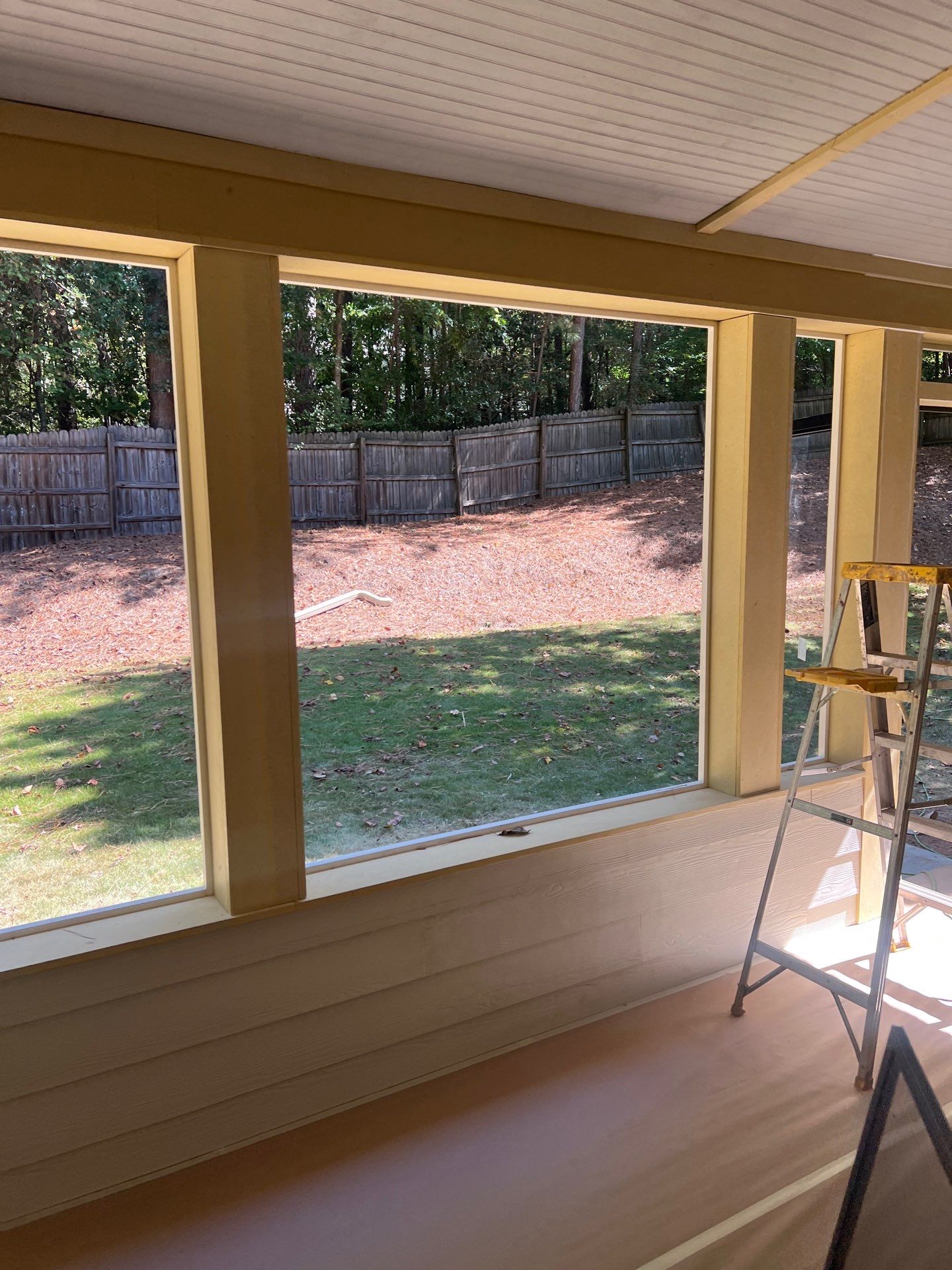 Trex Deck Build, Shed Roof Porch Install, and Door Replacement in Alpharetta, GA by Nelson Exteriors