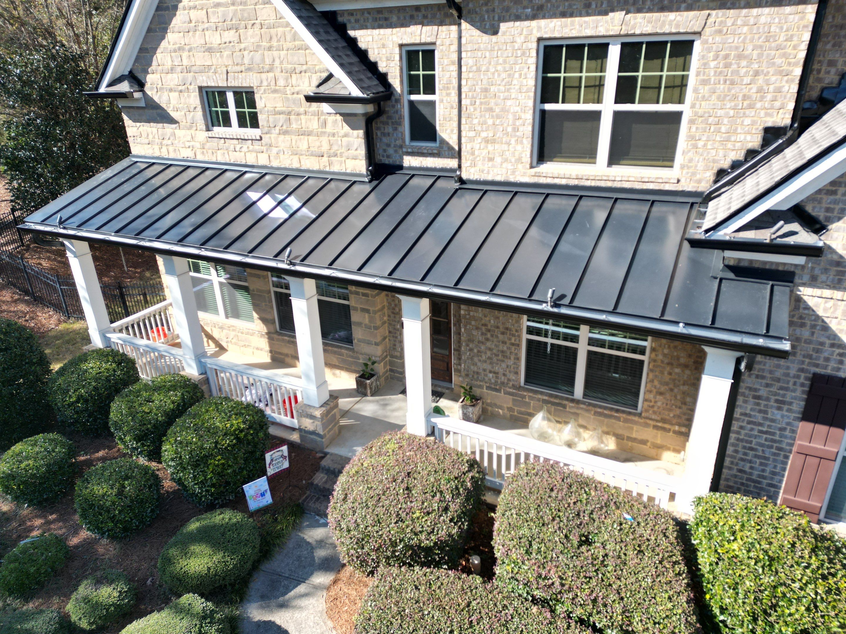 Whitney Lndg Roof & Metal Porch Replacement  by Dom Roofing & Restoration