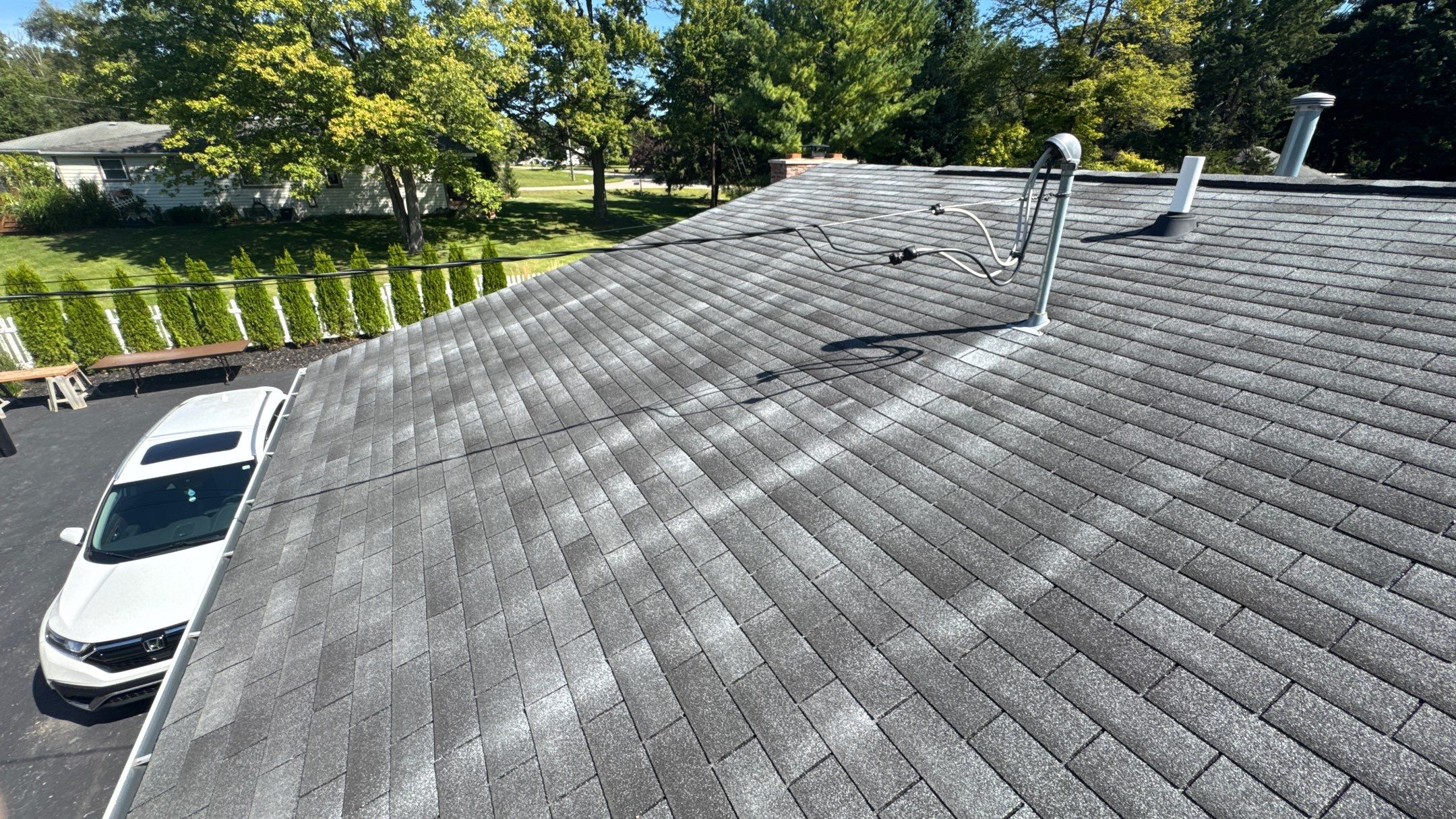 Roof Replacement using Owens Corning Slatestone Gray by 180 Contractors