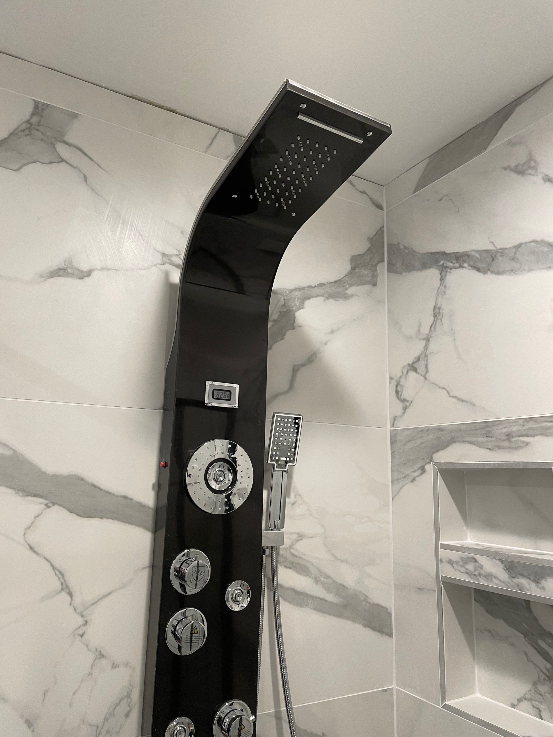 Bathroom Remodel using Tile by Home Concepts Construction